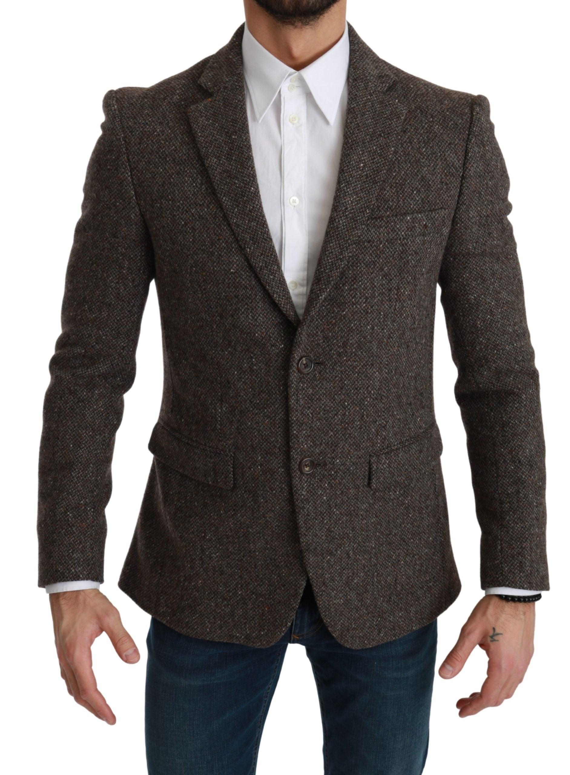Dolce & Gabbana Brown Jacket Formal Coat Wool Blazer for Men - Save 11% -  Lyst