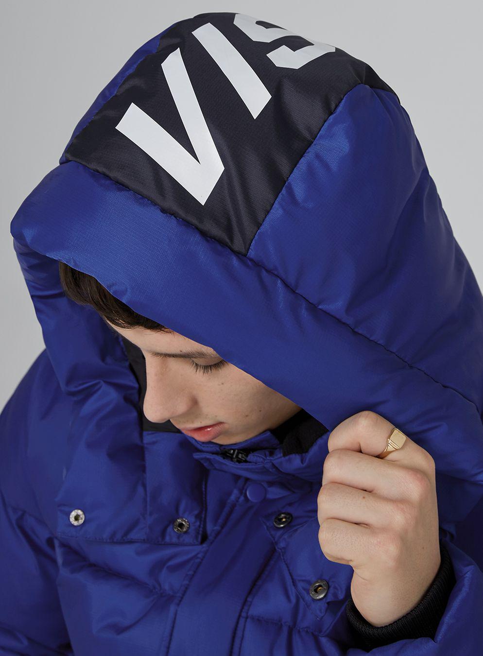 TOPMAN Fleece Vision Street Wear Blue Ripstop Puffer Jacket for Men Lyst