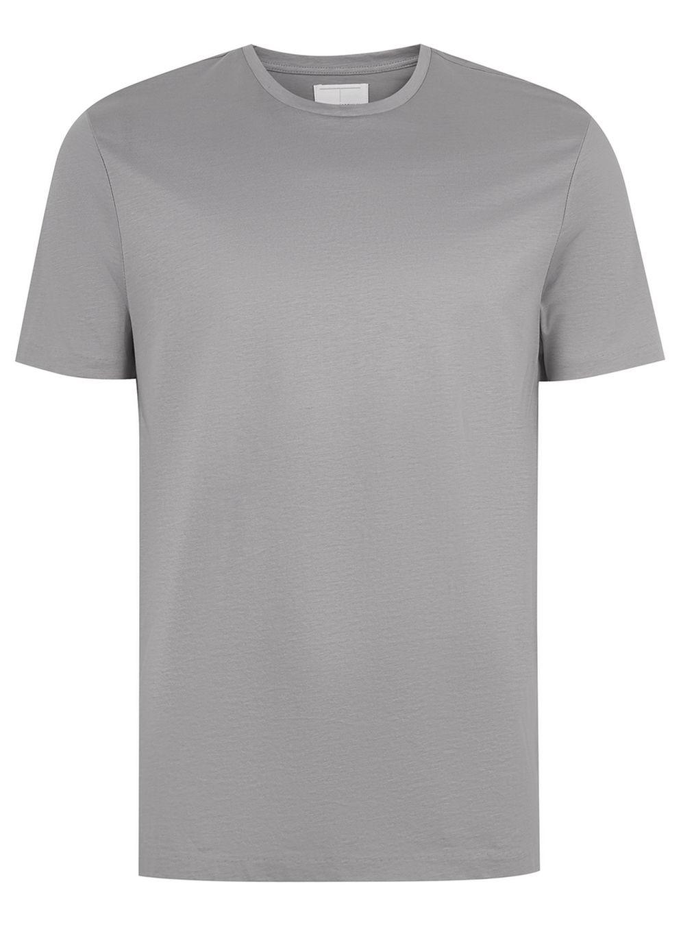 Lyst - Topman Silver Premium T-shirt in Gray for Men