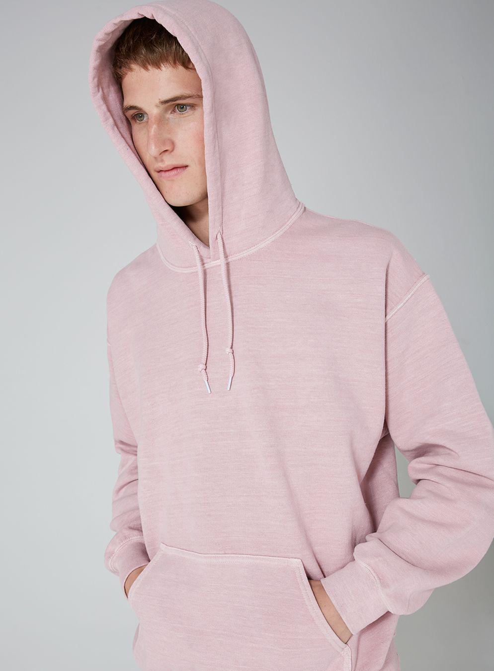 topman pink hoodie