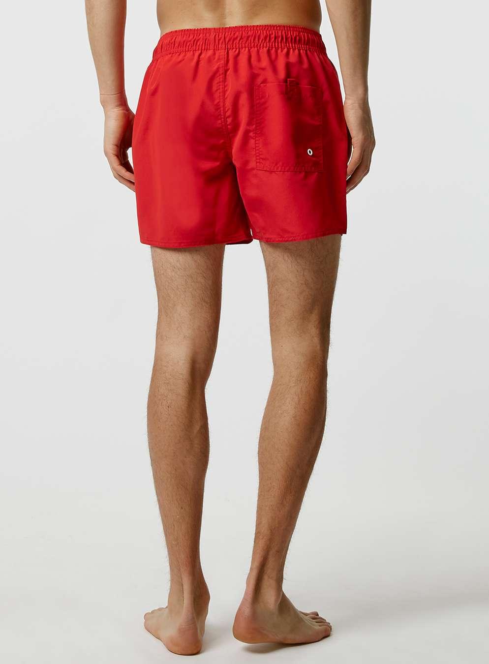 TOPMAN Red Swim Shorts for Men Lyst