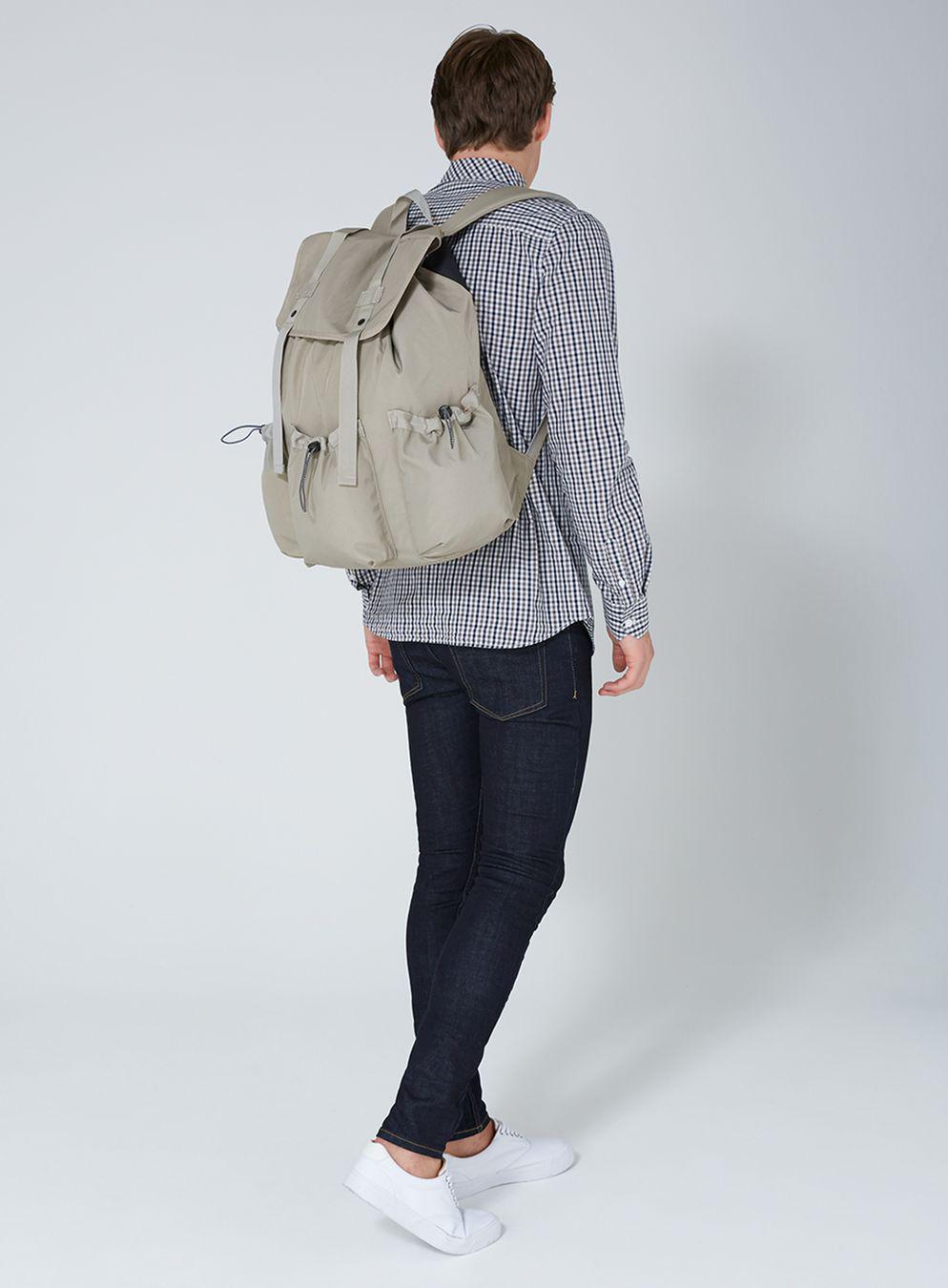 Lyst Topman Stone Parachute Backpack for Men