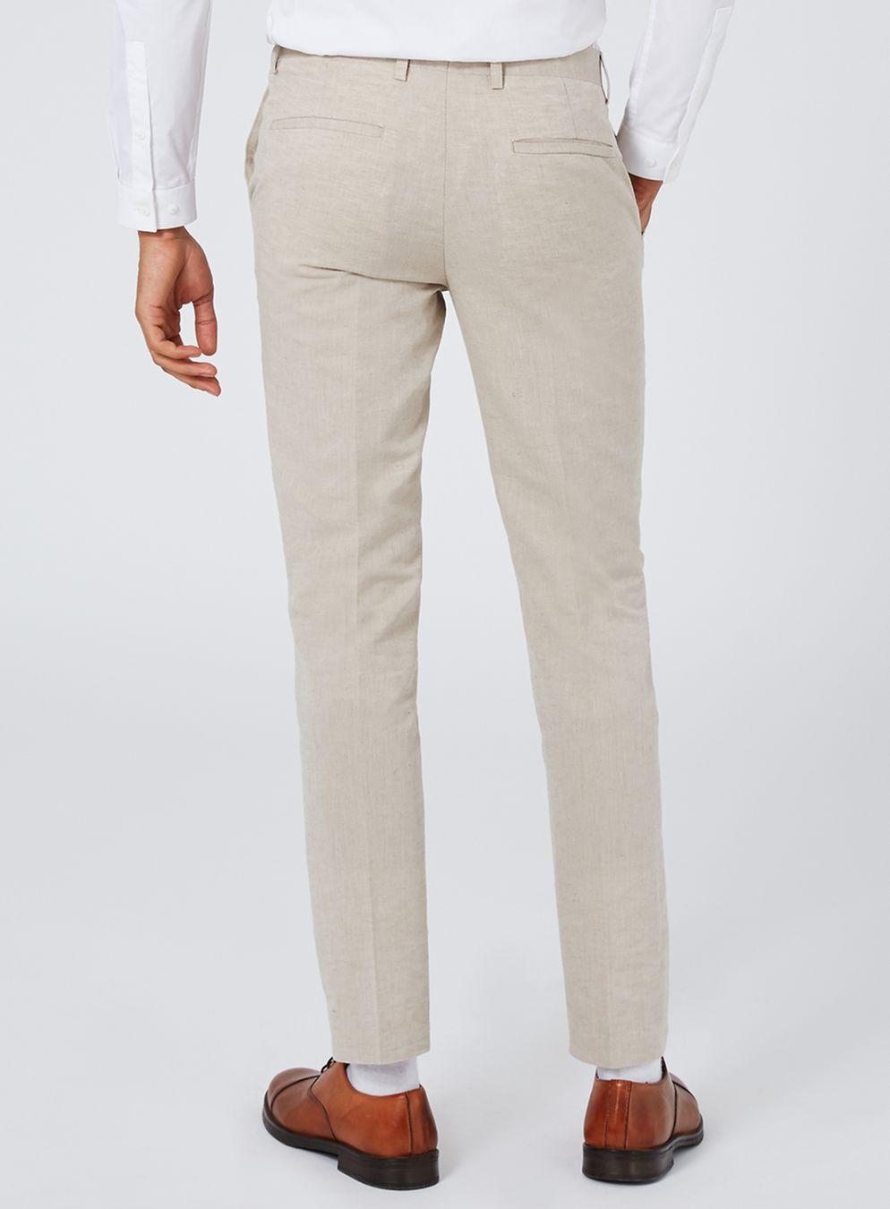 skin fit trousers