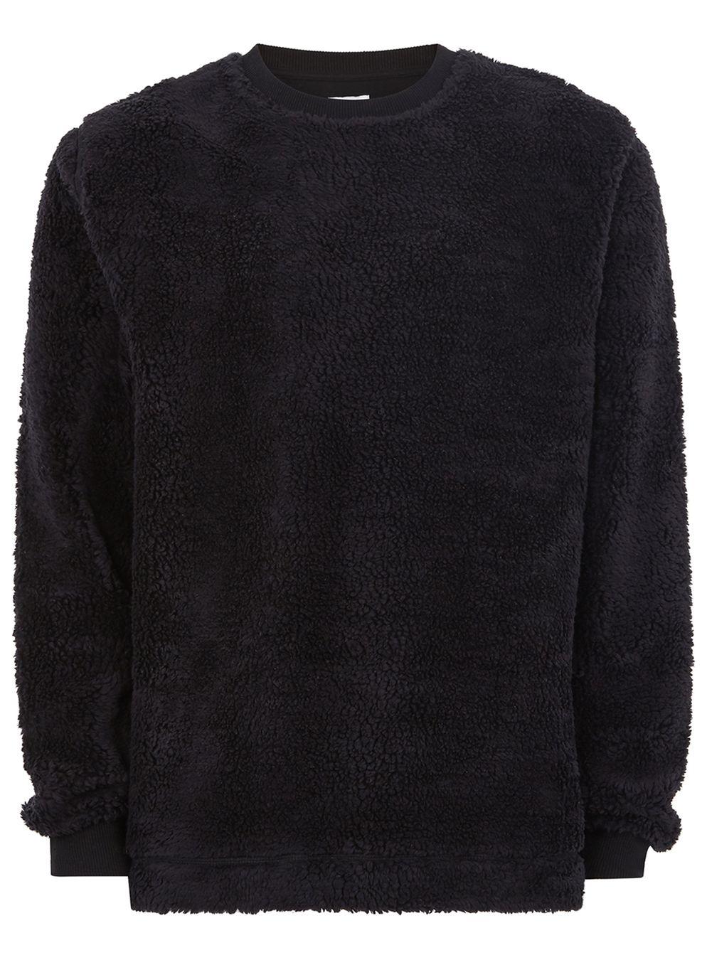 teddy jumper black