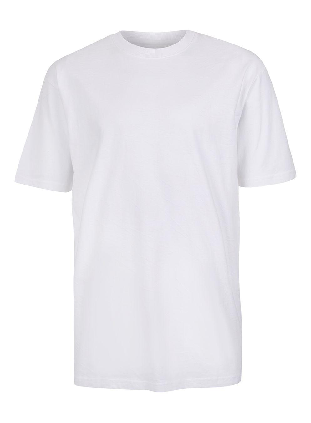 TOPMAN Cotton White '90s Style Oversized T-shirt for Men - Lyst