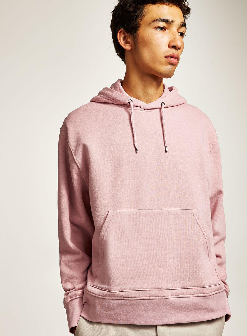 topman pink hoodie