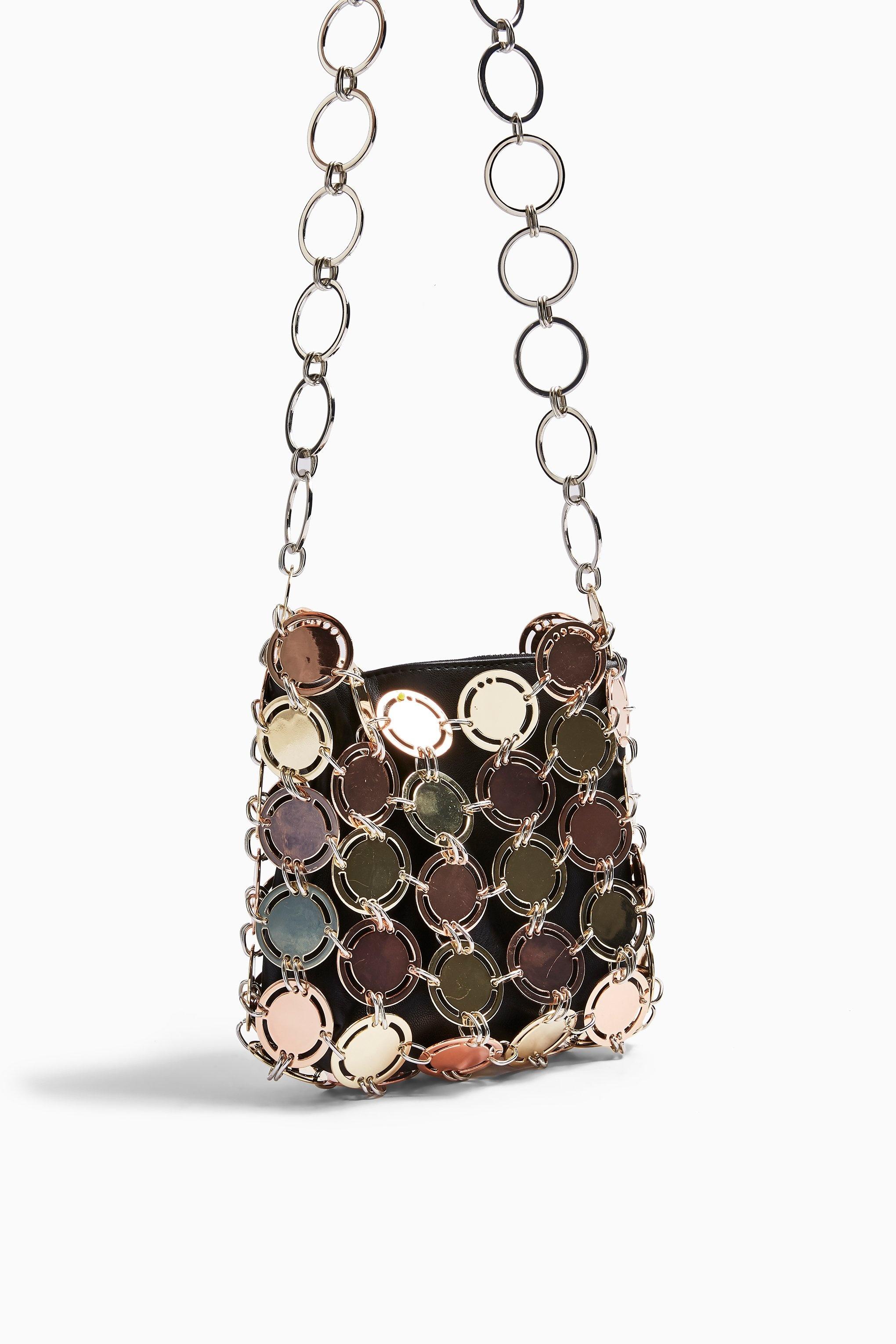 topshop gold bag