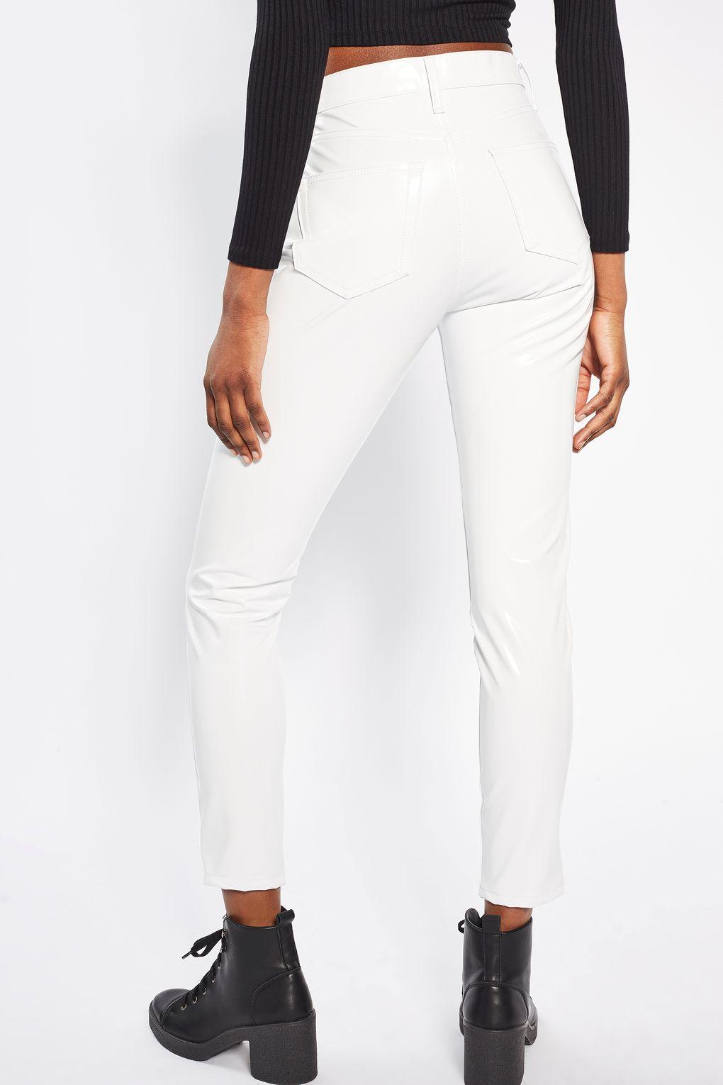 topshop white editor jeans