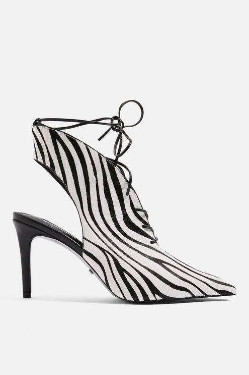 topshop zebra boots