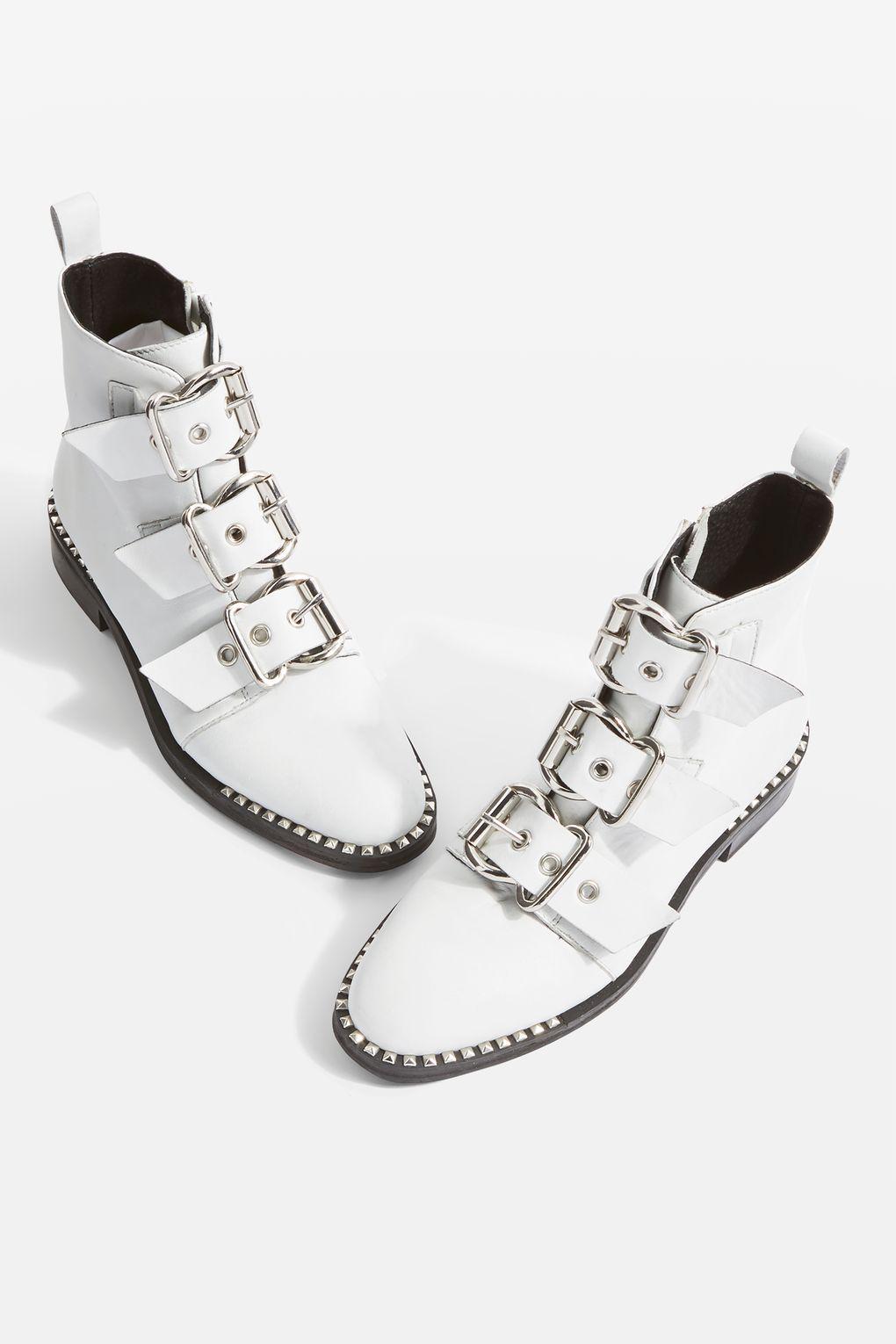 topshop boots white