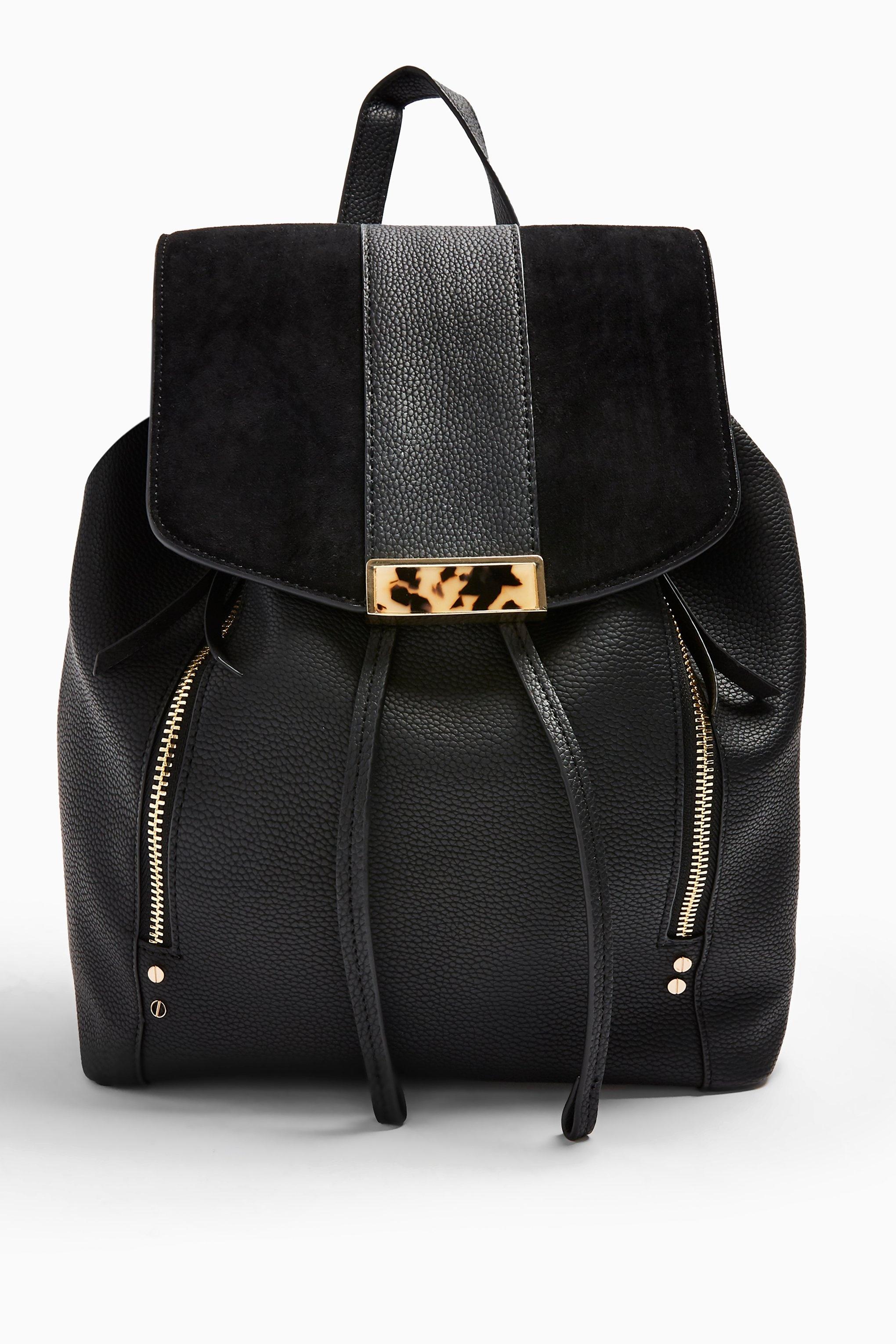 topshop black rucksack