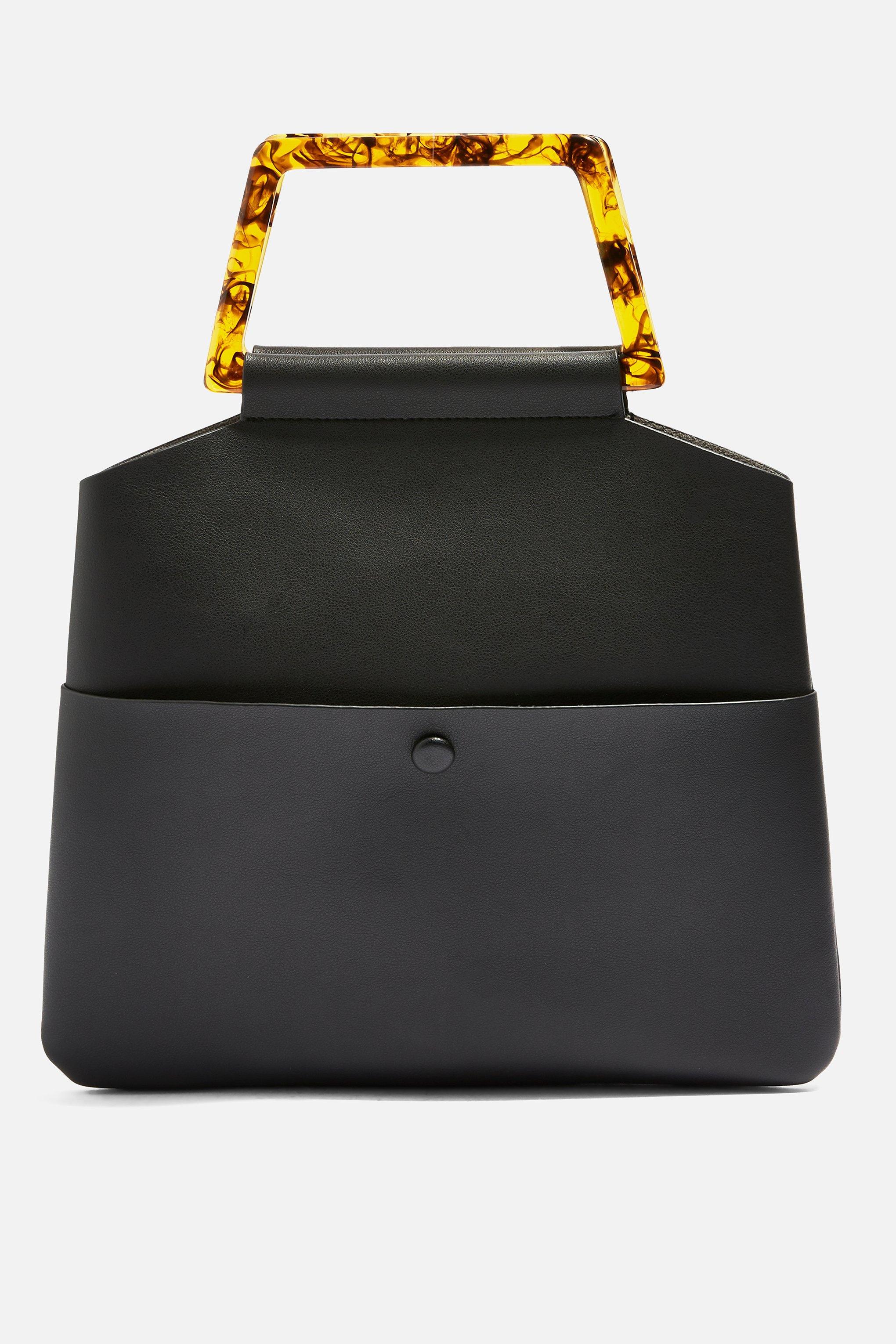 tortoise shell clutch bag