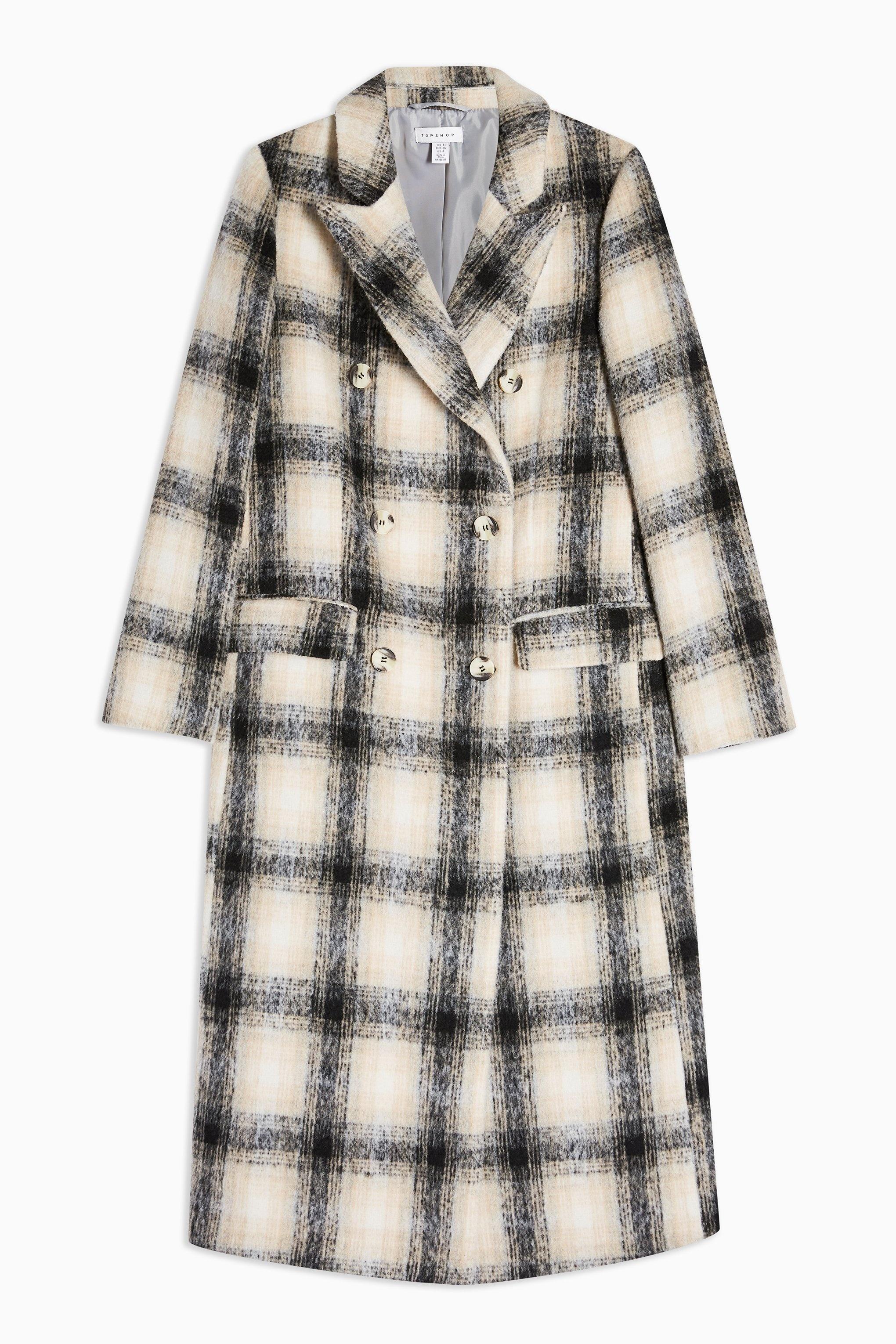 topshop piper check jacket