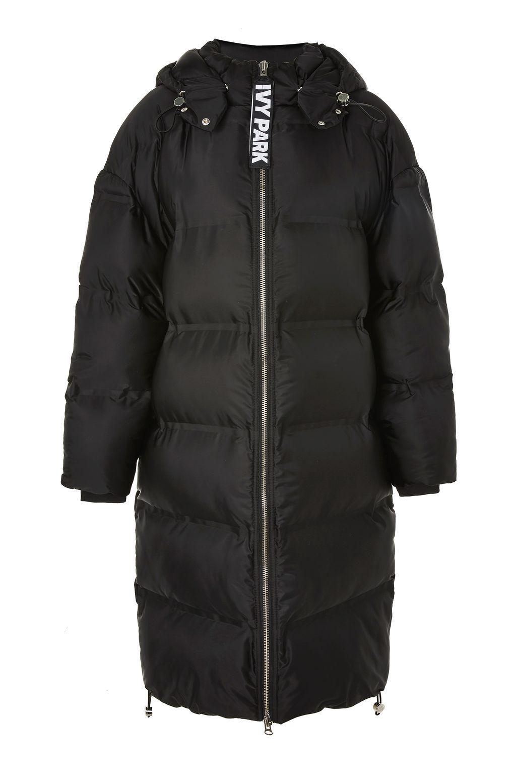 black puffer jacket topshop