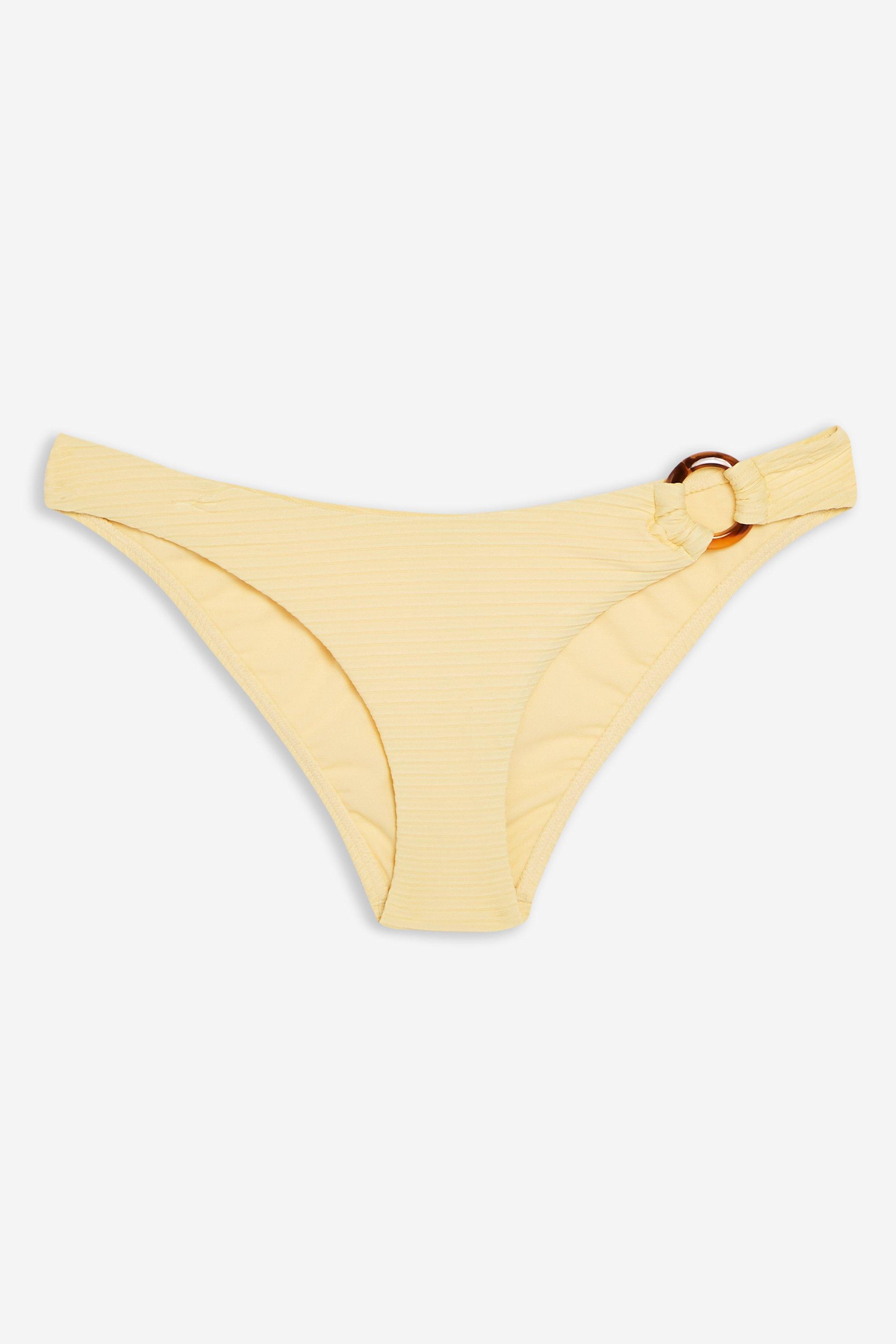yellow bikini topshop
