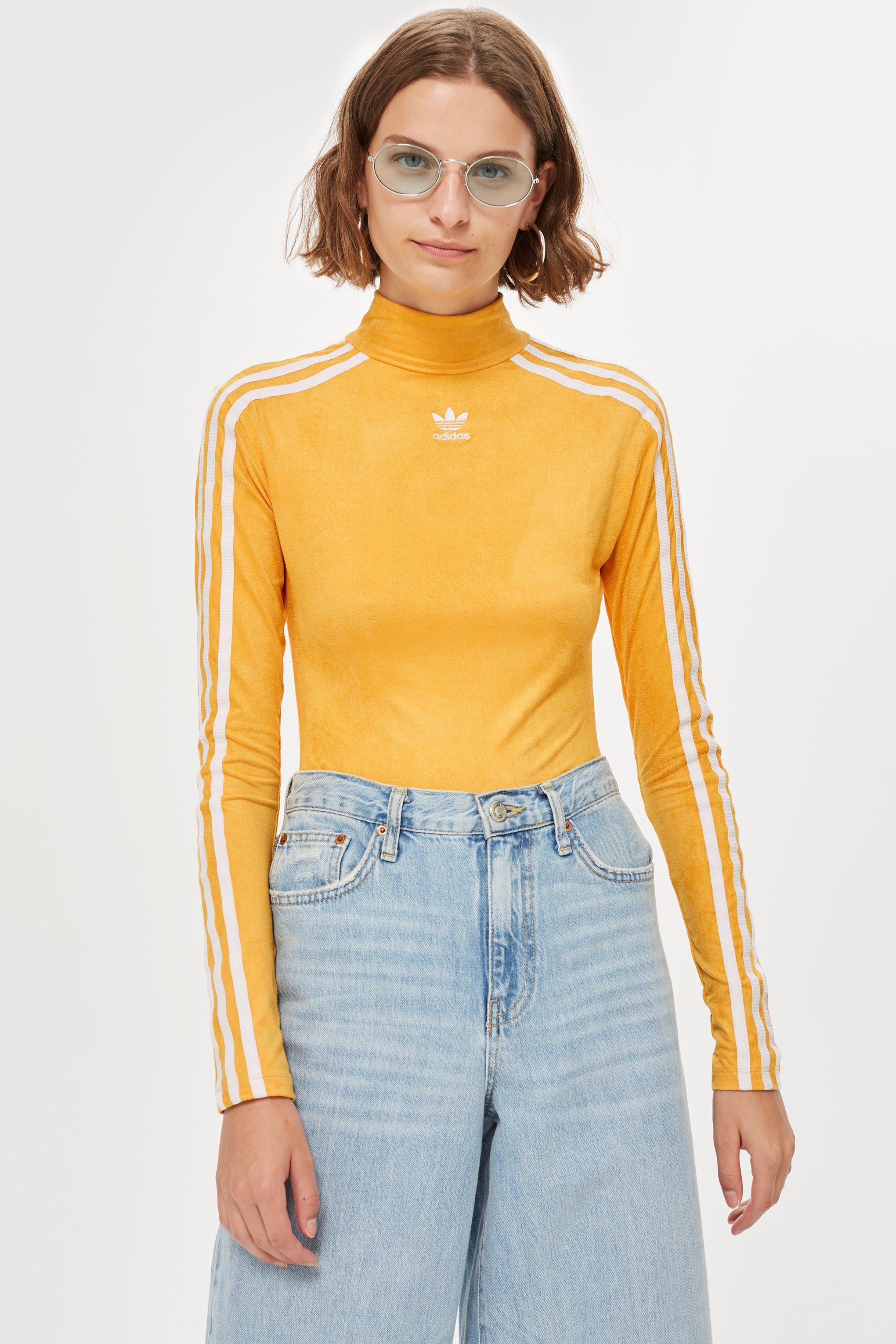 adidas bodysuit yellow