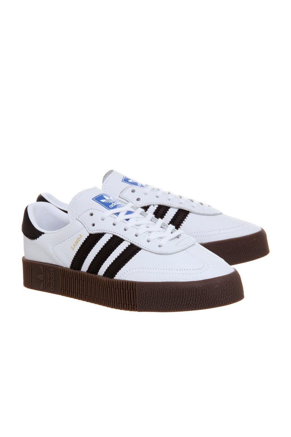 Office Adidas Samba Rose Trainers In White Lyst Office Women S White Adidas Samba
