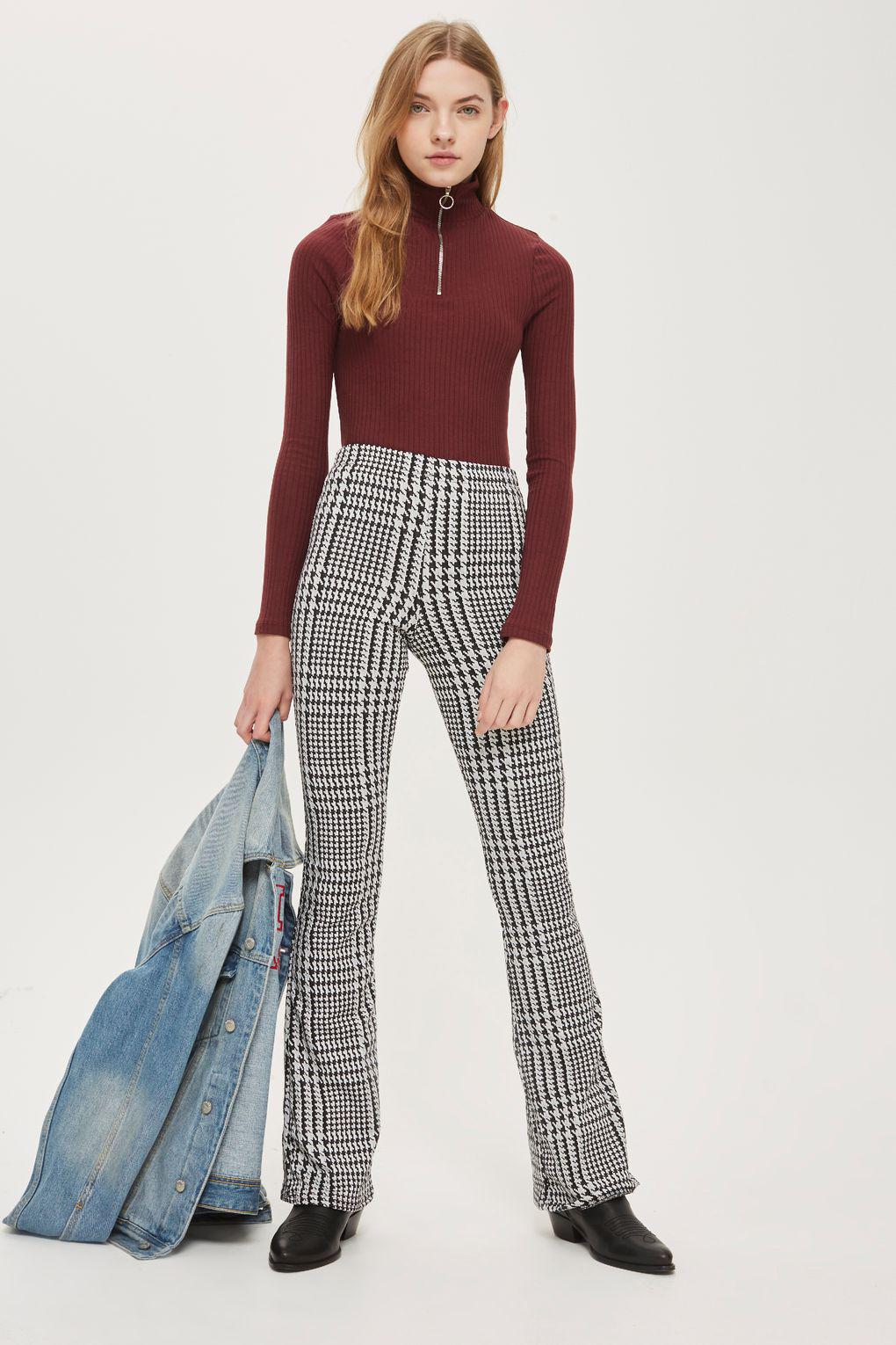 topshop flared joggers