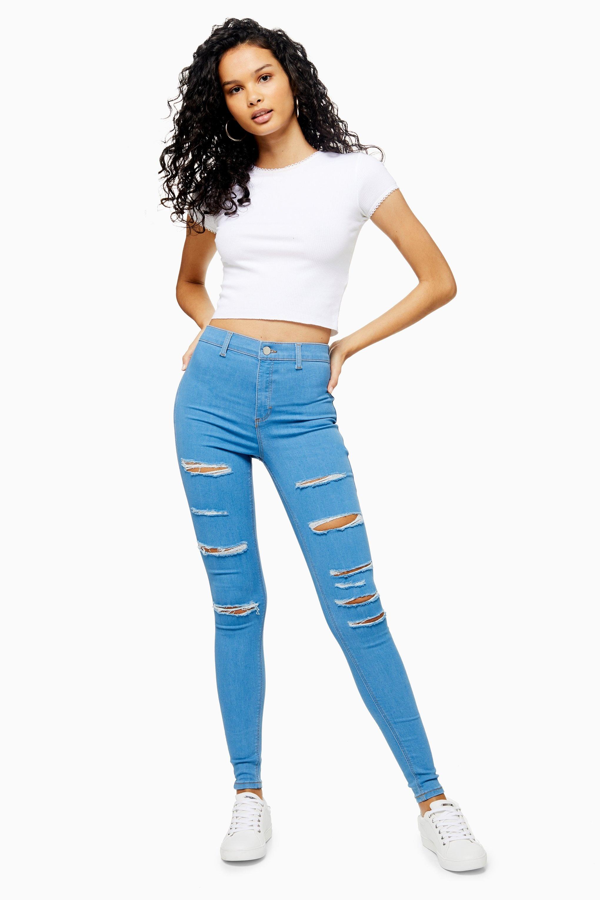 joni ripped jeans topshop