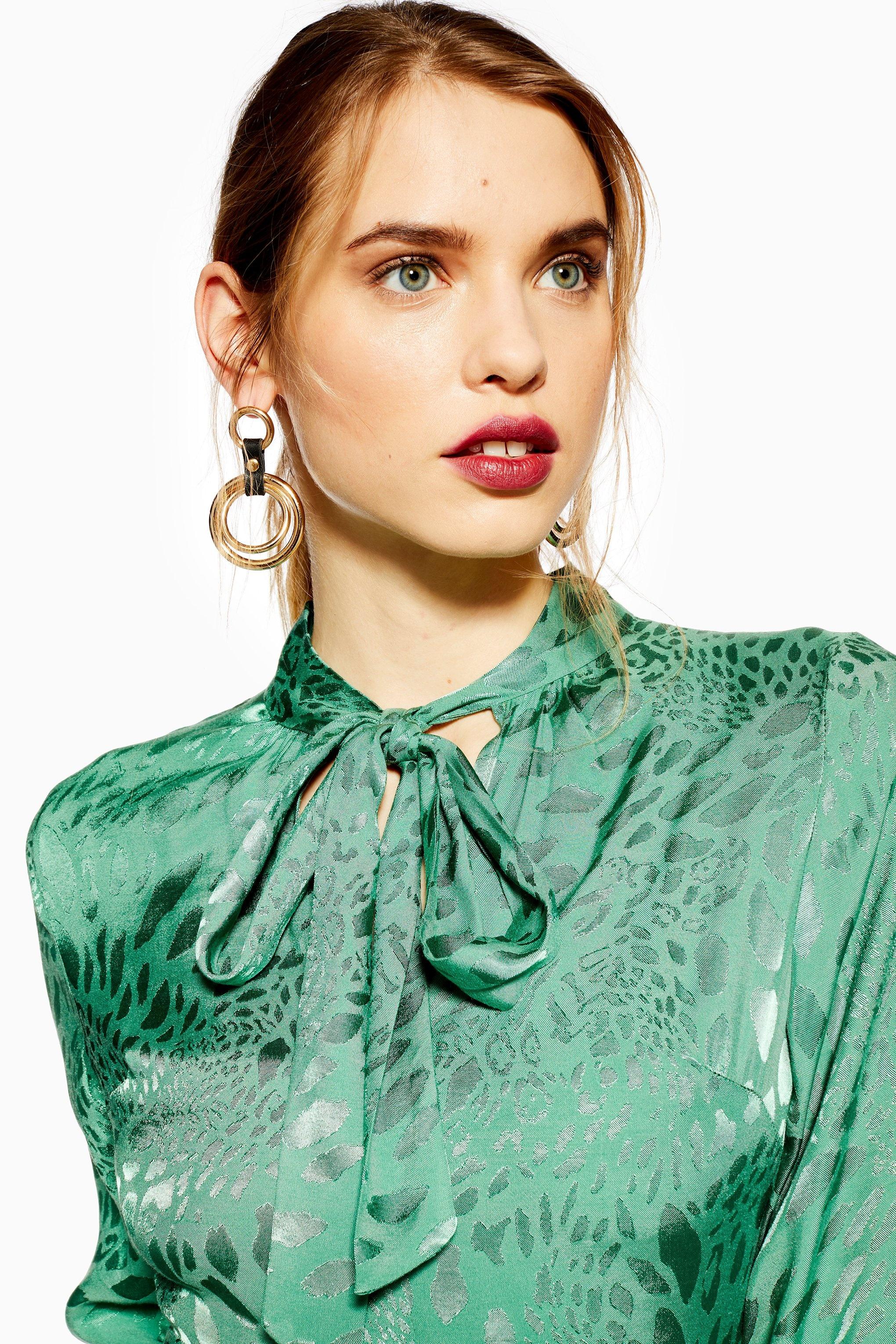 topshop jacquard jumpsuit