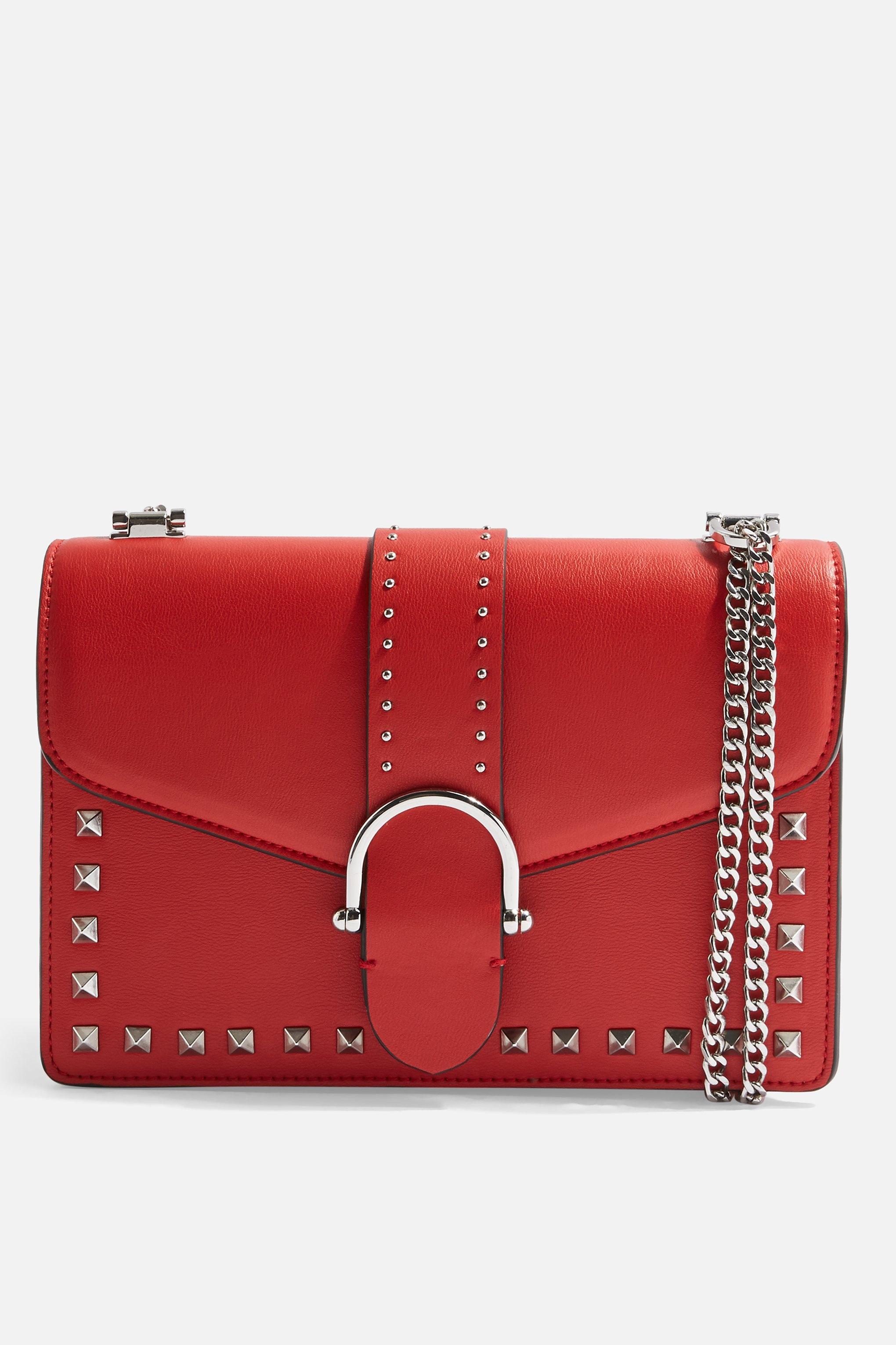 topshop beth studded shoulder bag