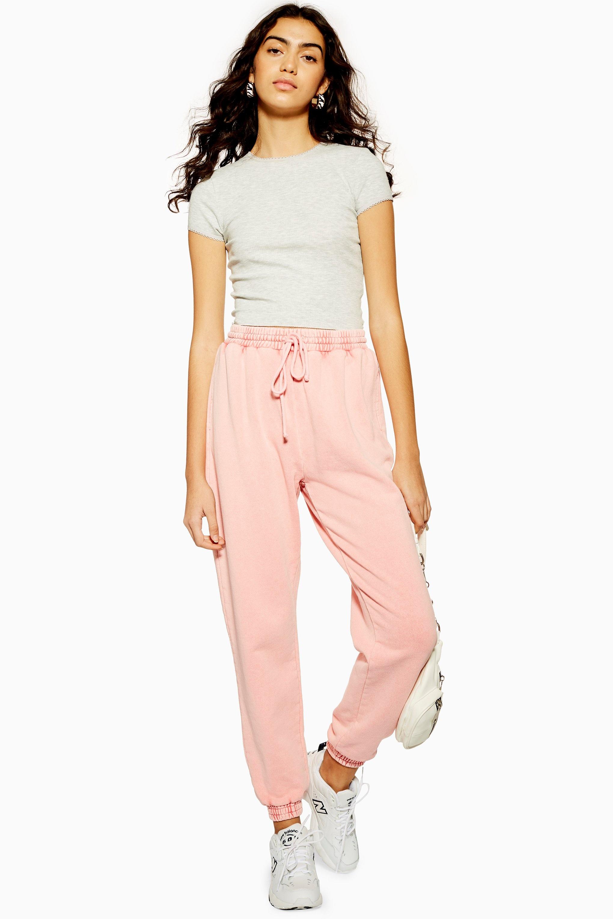 topshop pink joggers