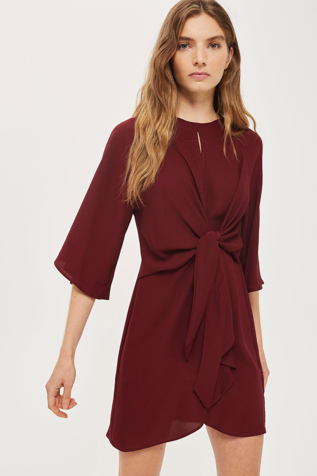 topshop knot dress