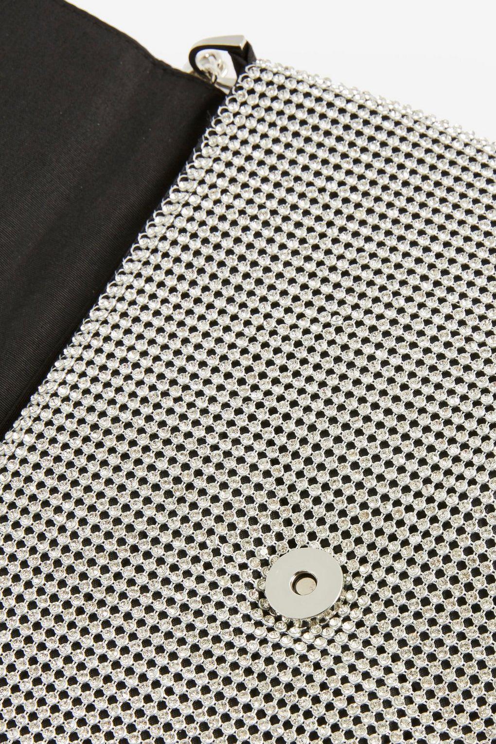 diana diamante clutch bag