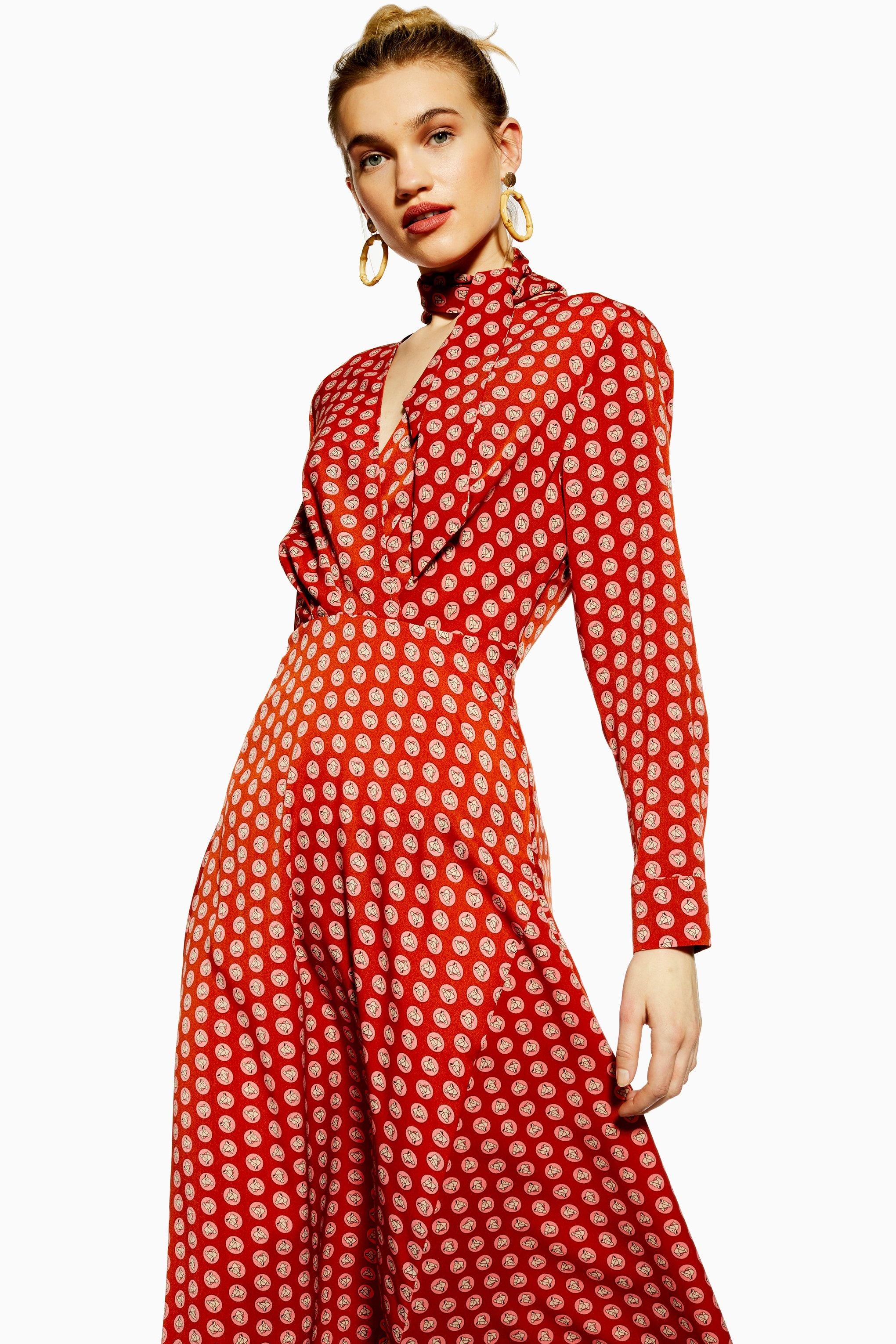 Topshop Horse Coin Midi Dress Outlet Sale, UP TO 66% OFF | www.ldeventos.com