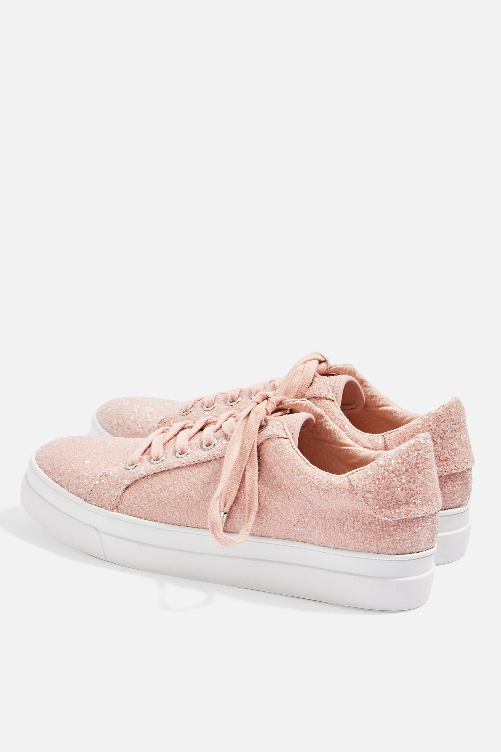 candy lace up trainers