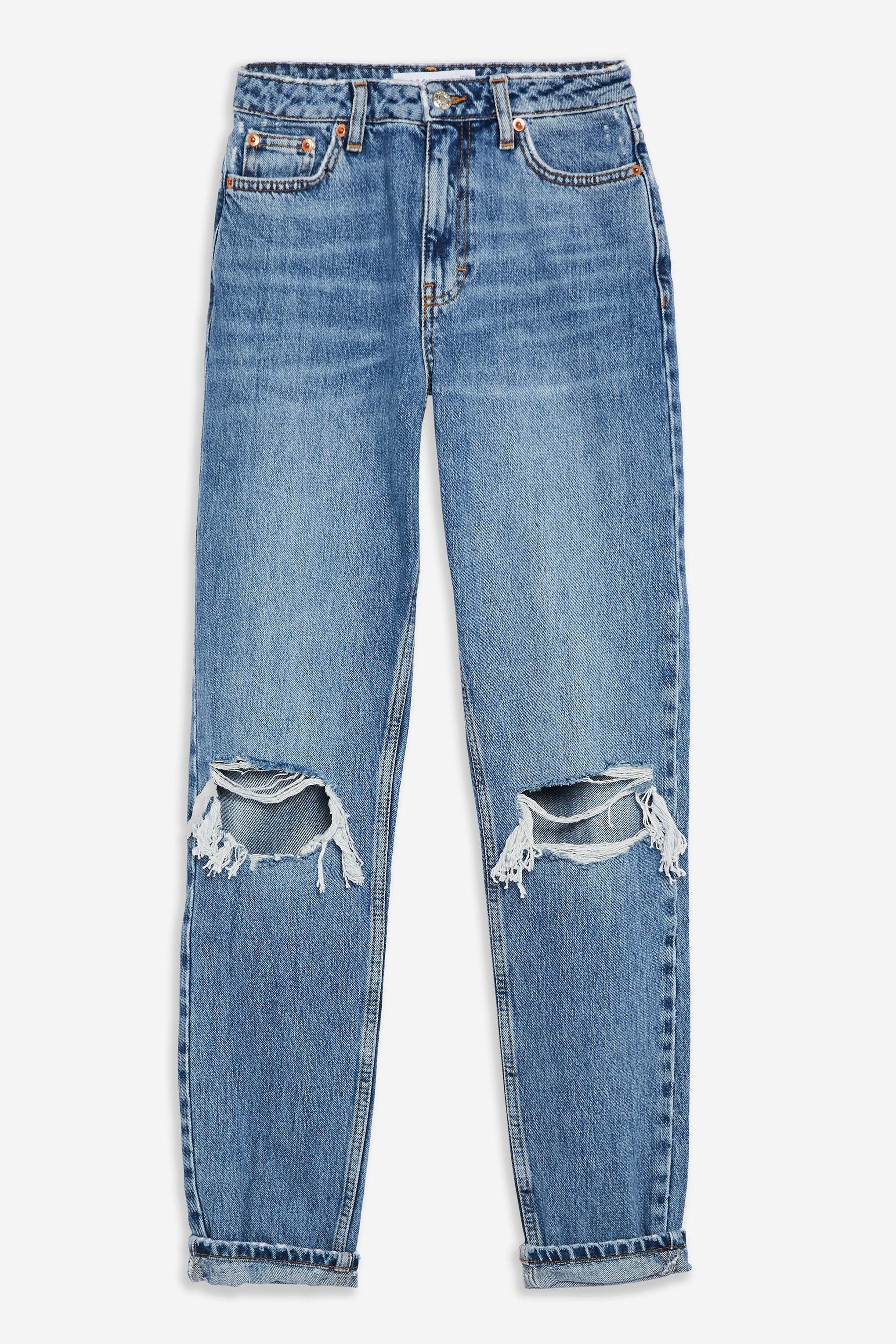 tall ripped mom jeans