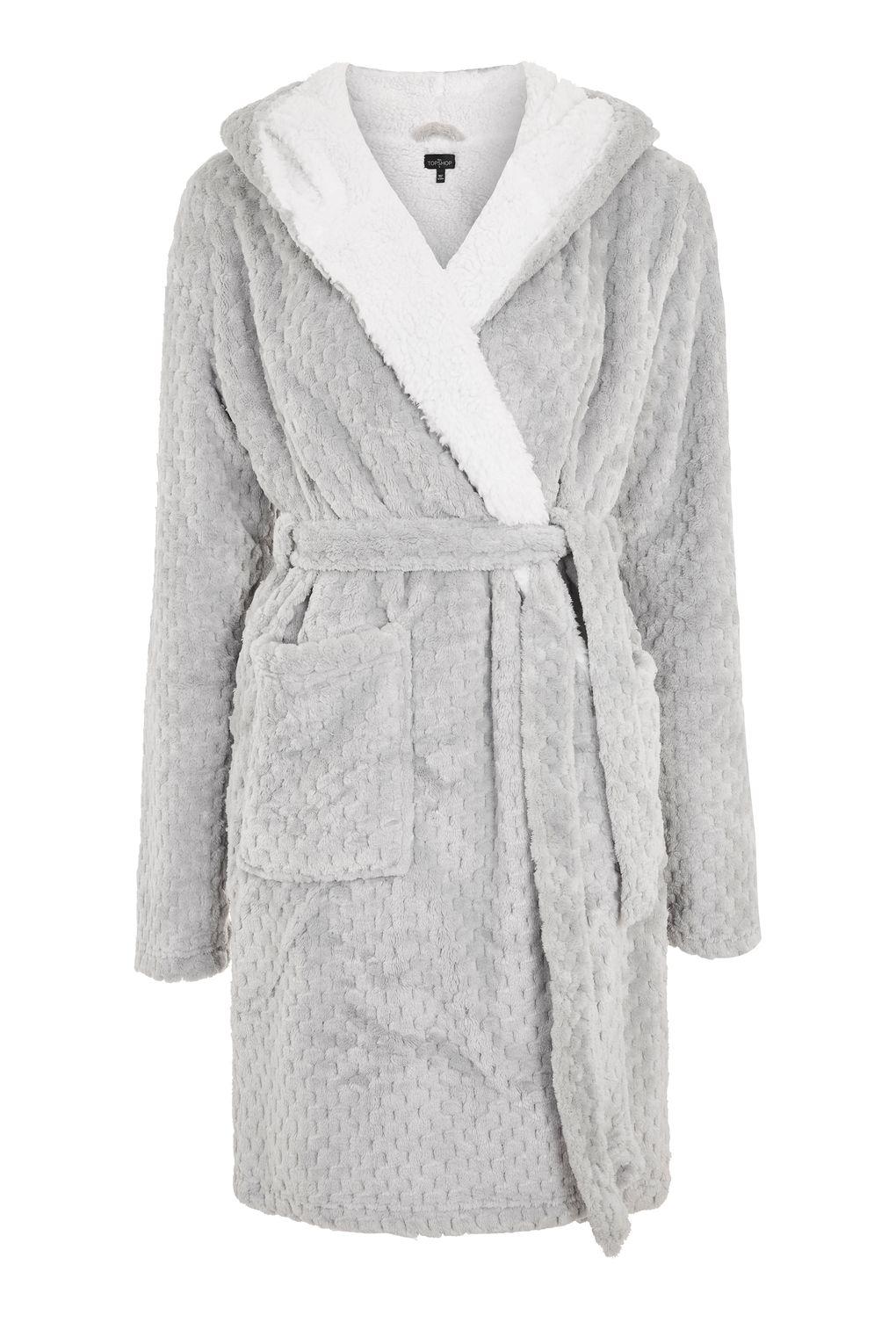 grey dressing gown topshop