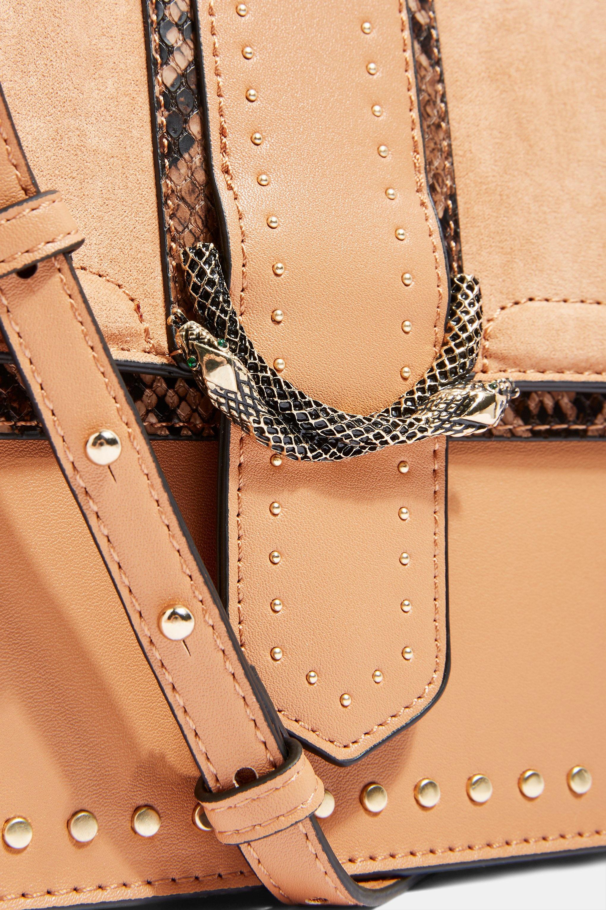 suri snake print shoulder bag