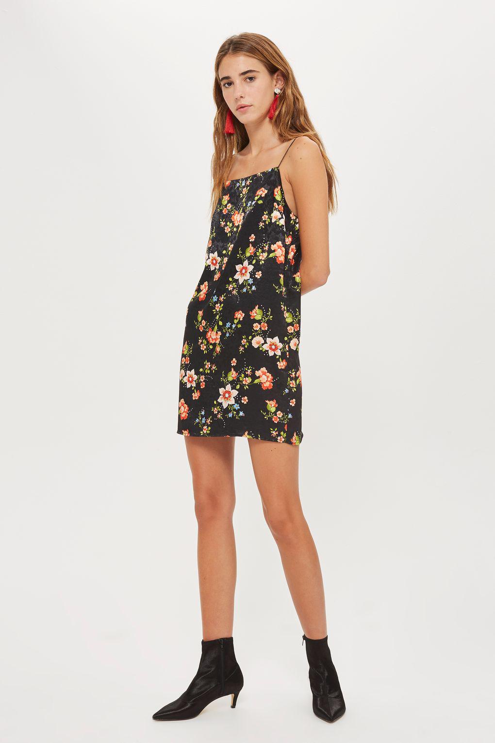 topshop flower dress
