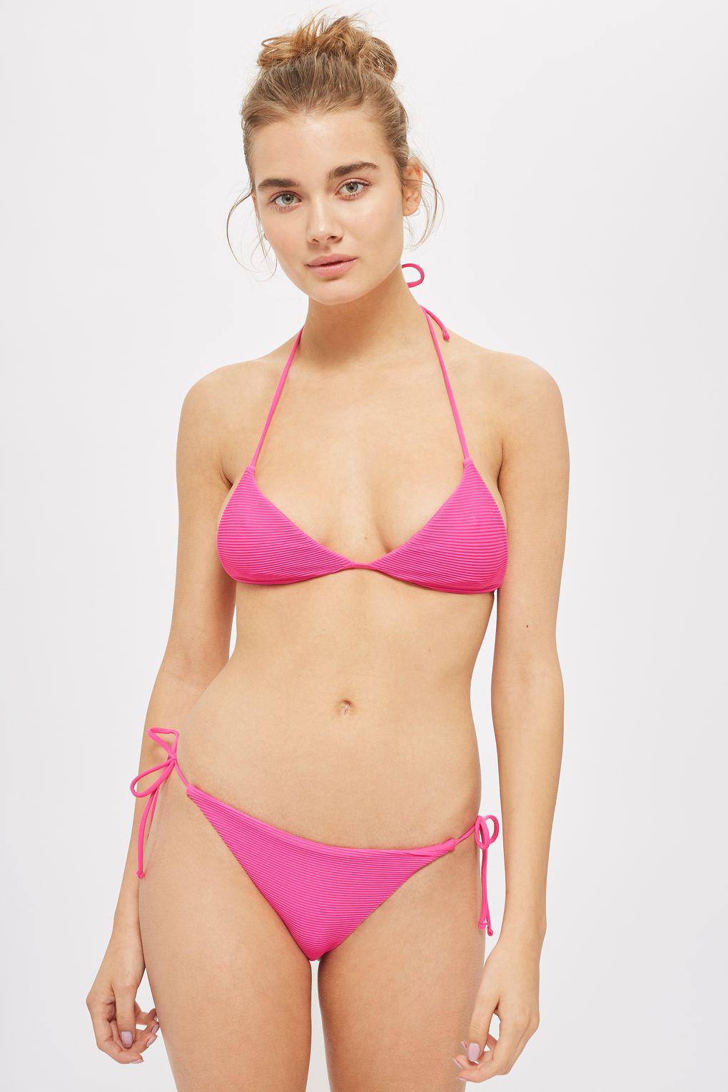 topshop pink bikini