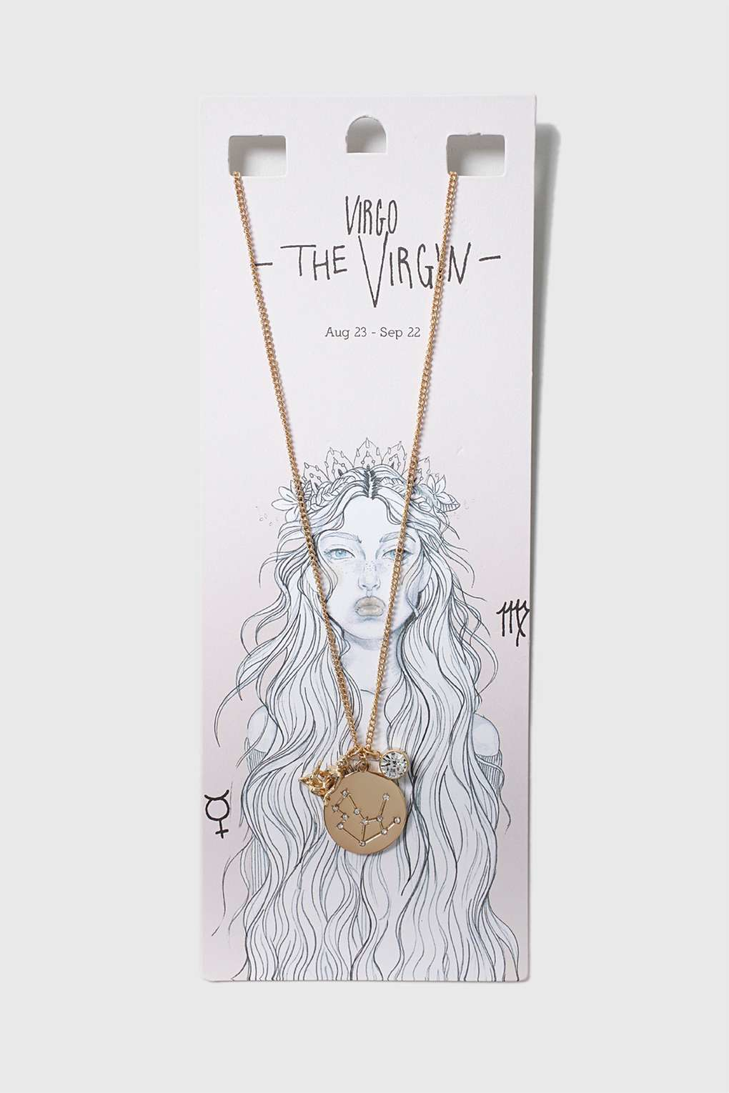 virgo necklace topshop