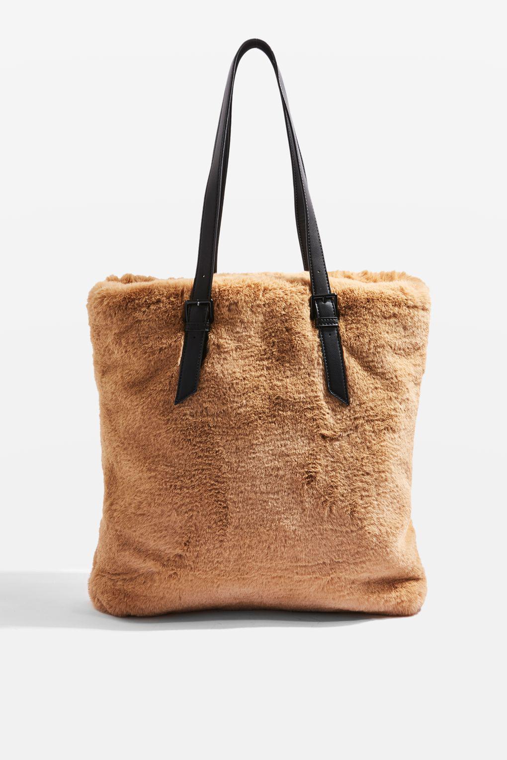 topshop fur bag