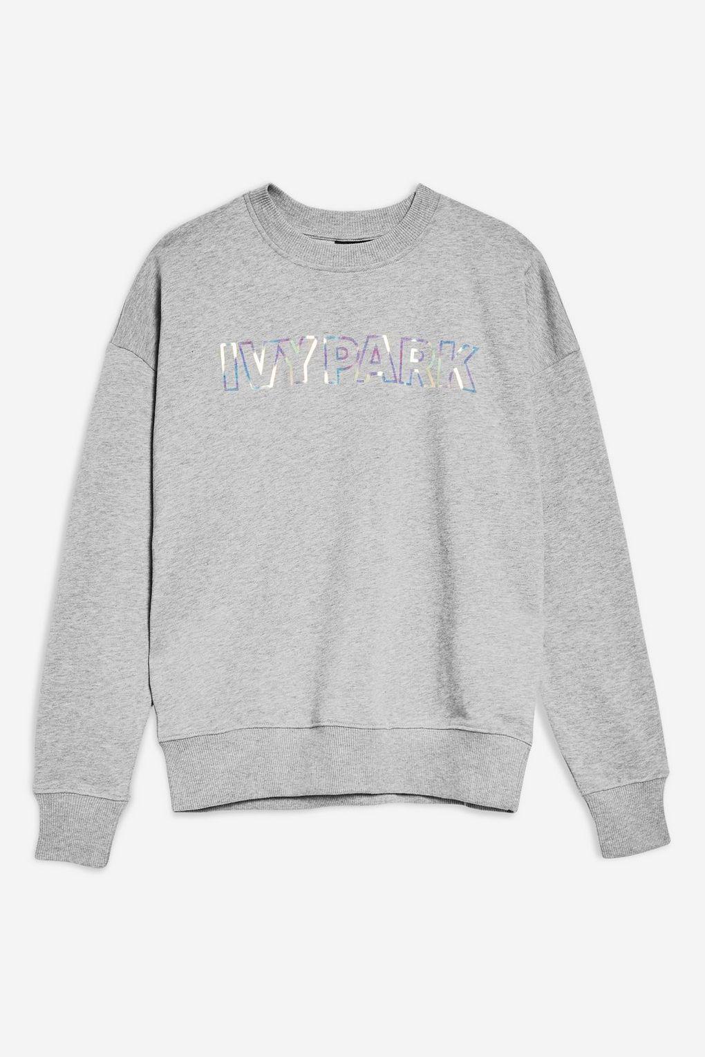 ivy park holographic hoodie