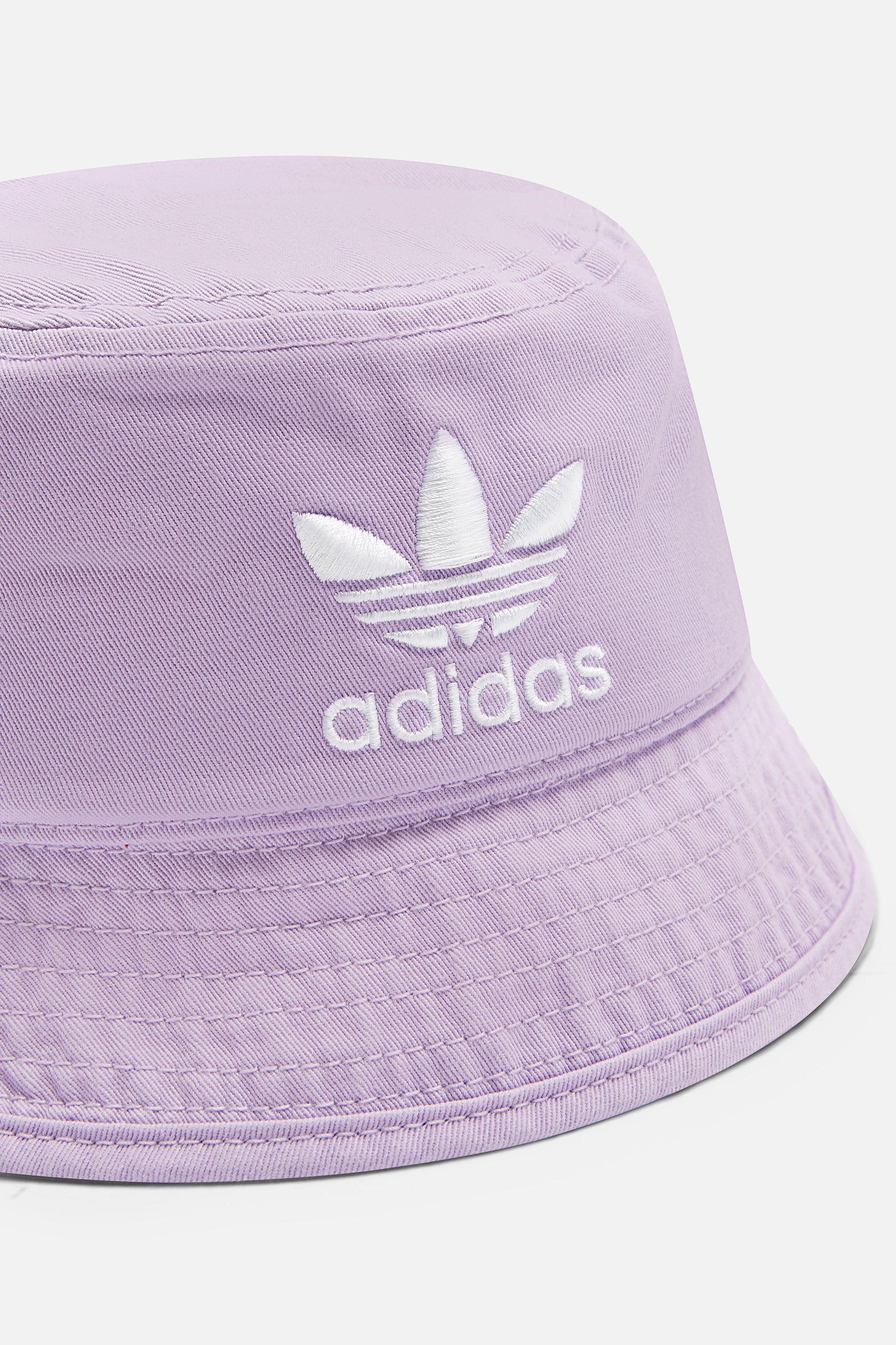adidas bucket hat lilac