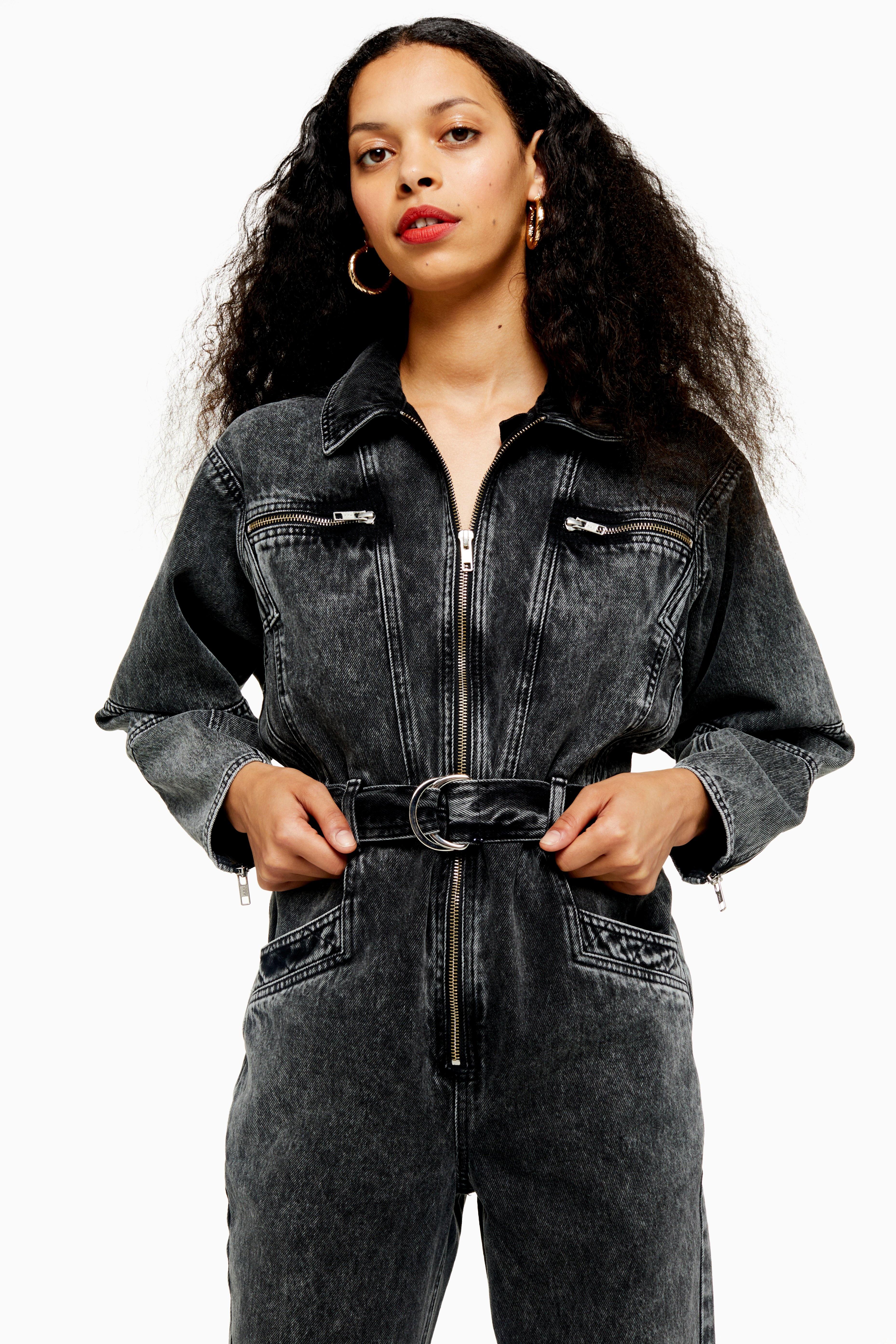 topshop acid wash boiler suit