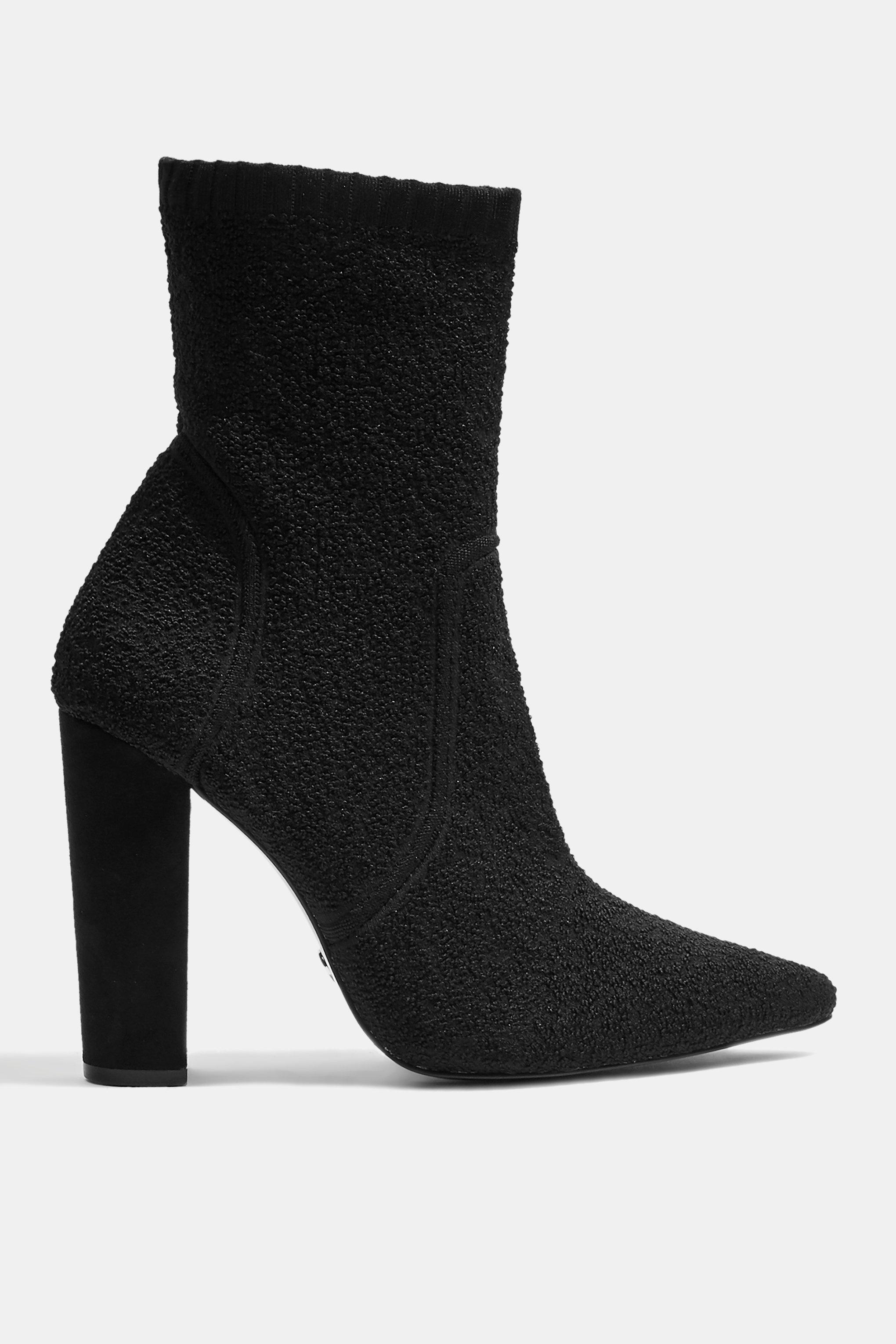 topshop black suede ankle boots