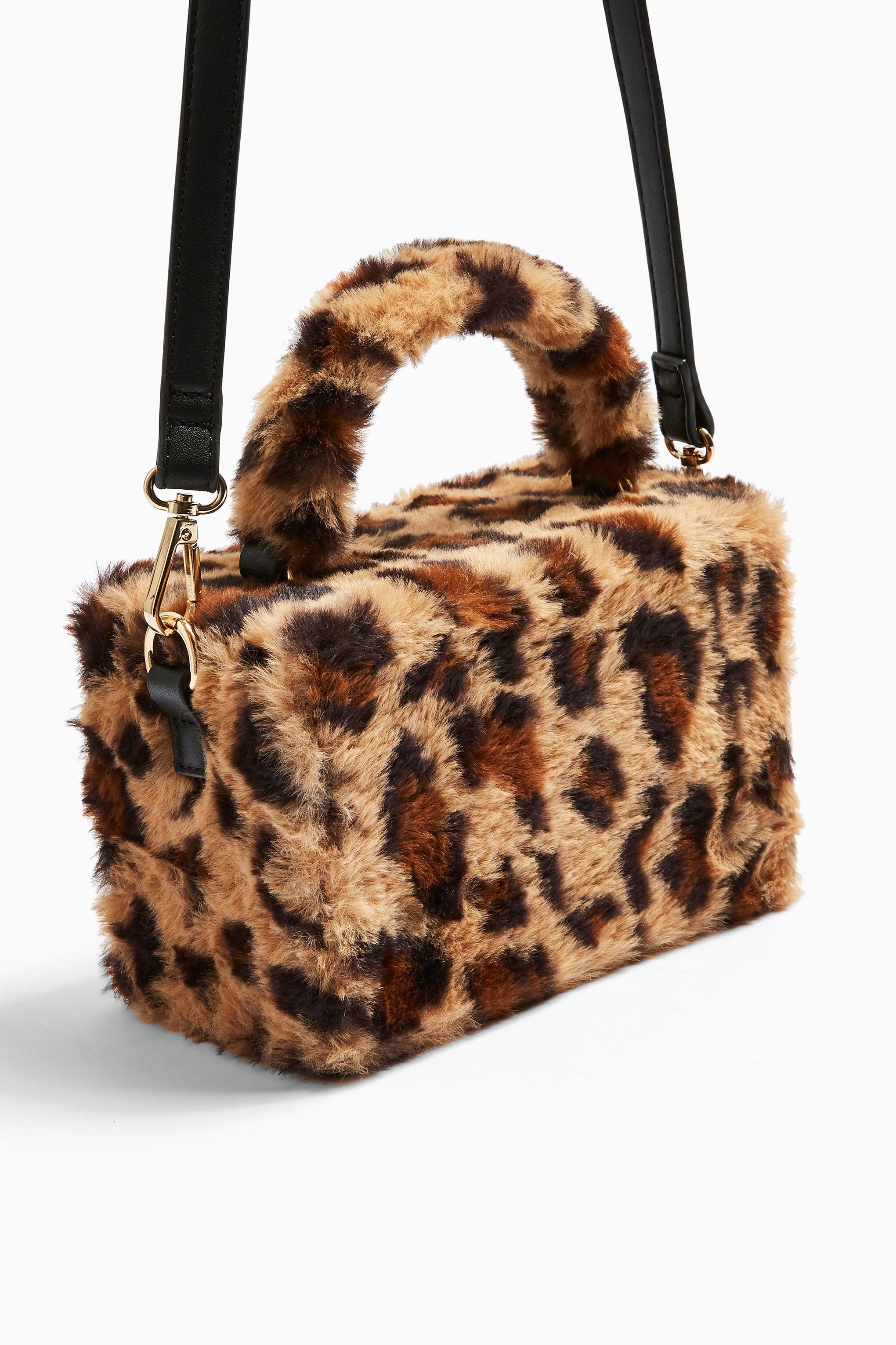 topshop leopard bag