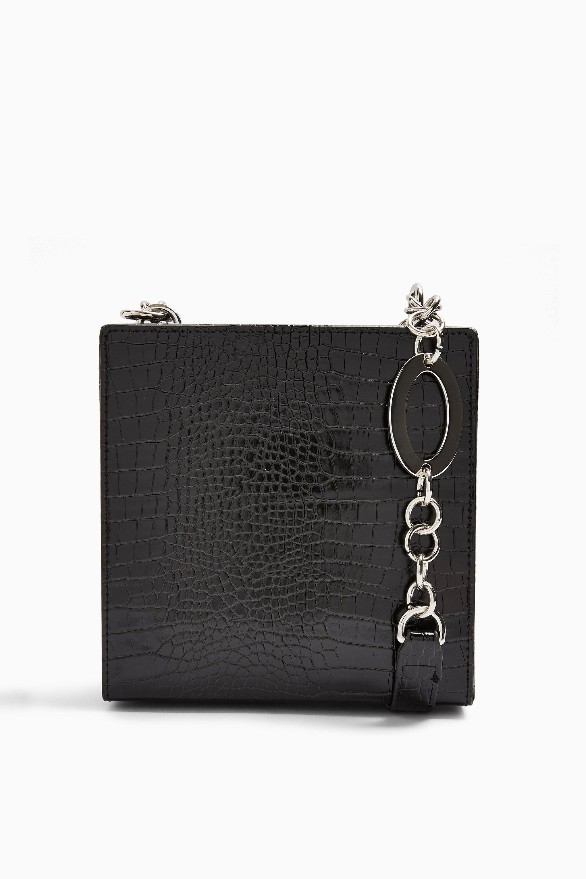 croc bag topshop