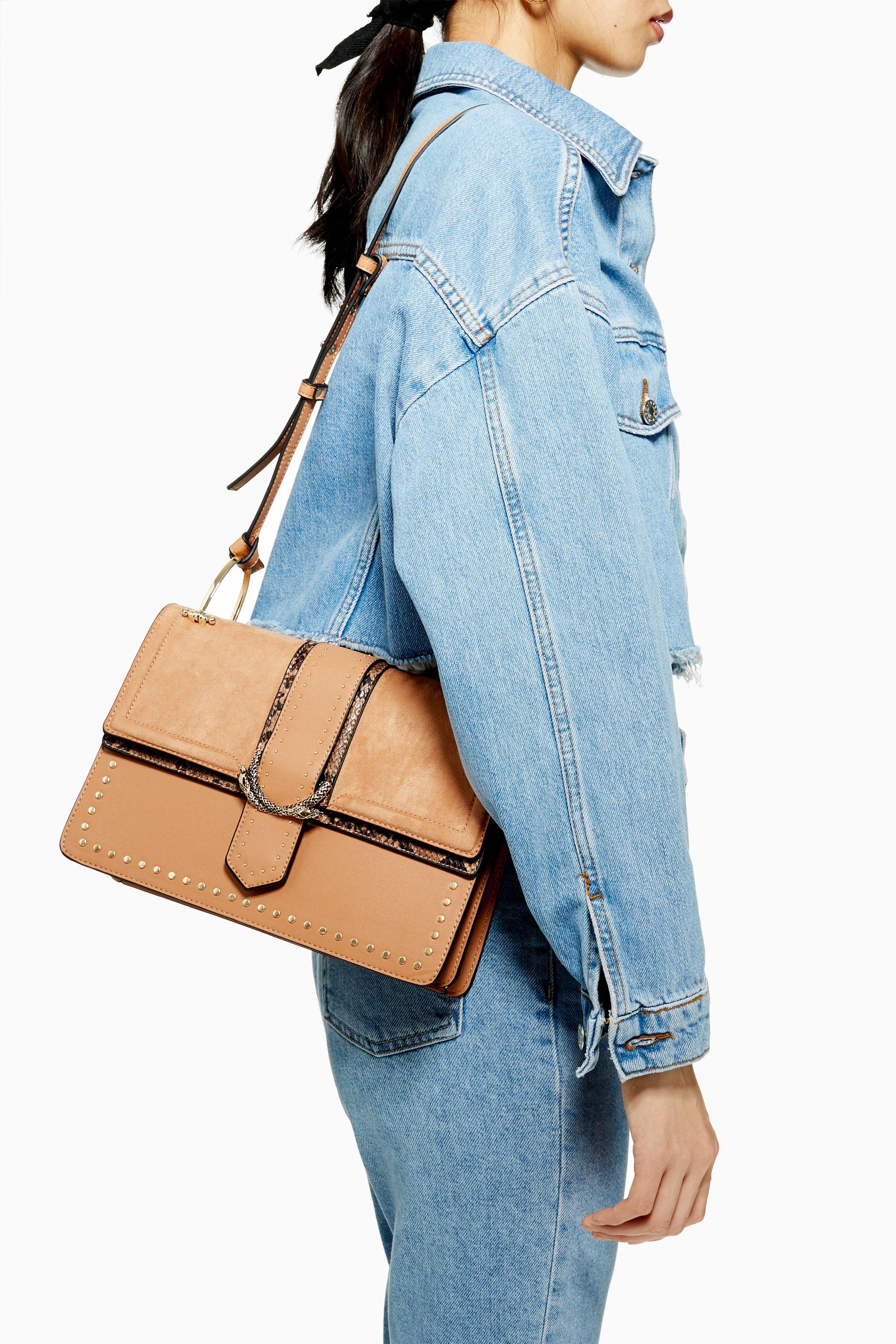 suri snake design hobo bag