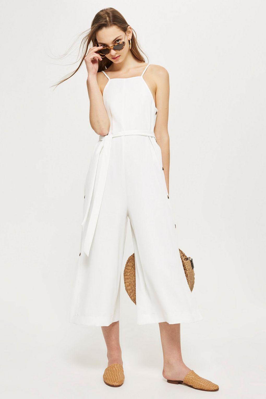 horn button jumpsuit