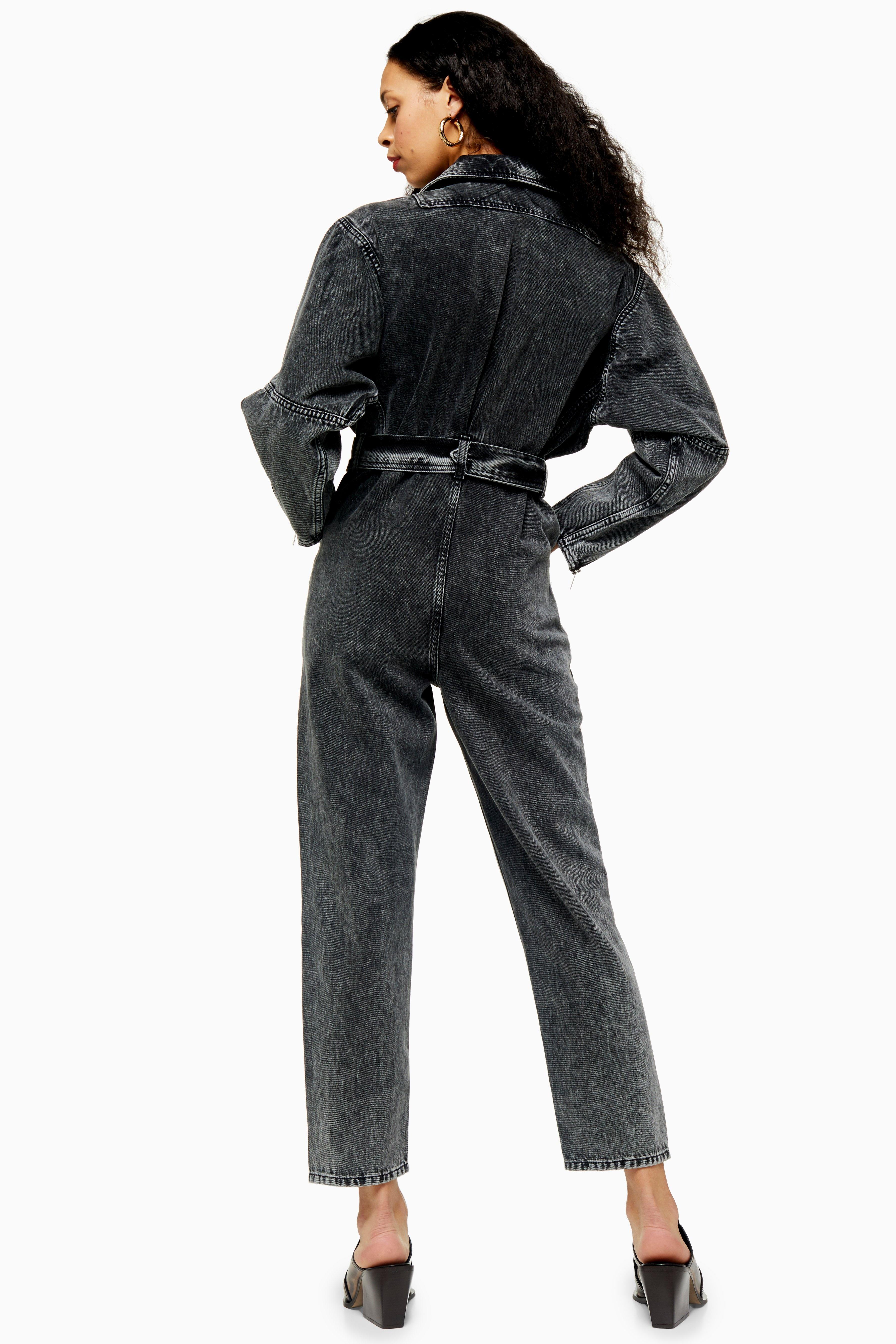 topshop acid wash boiler suit