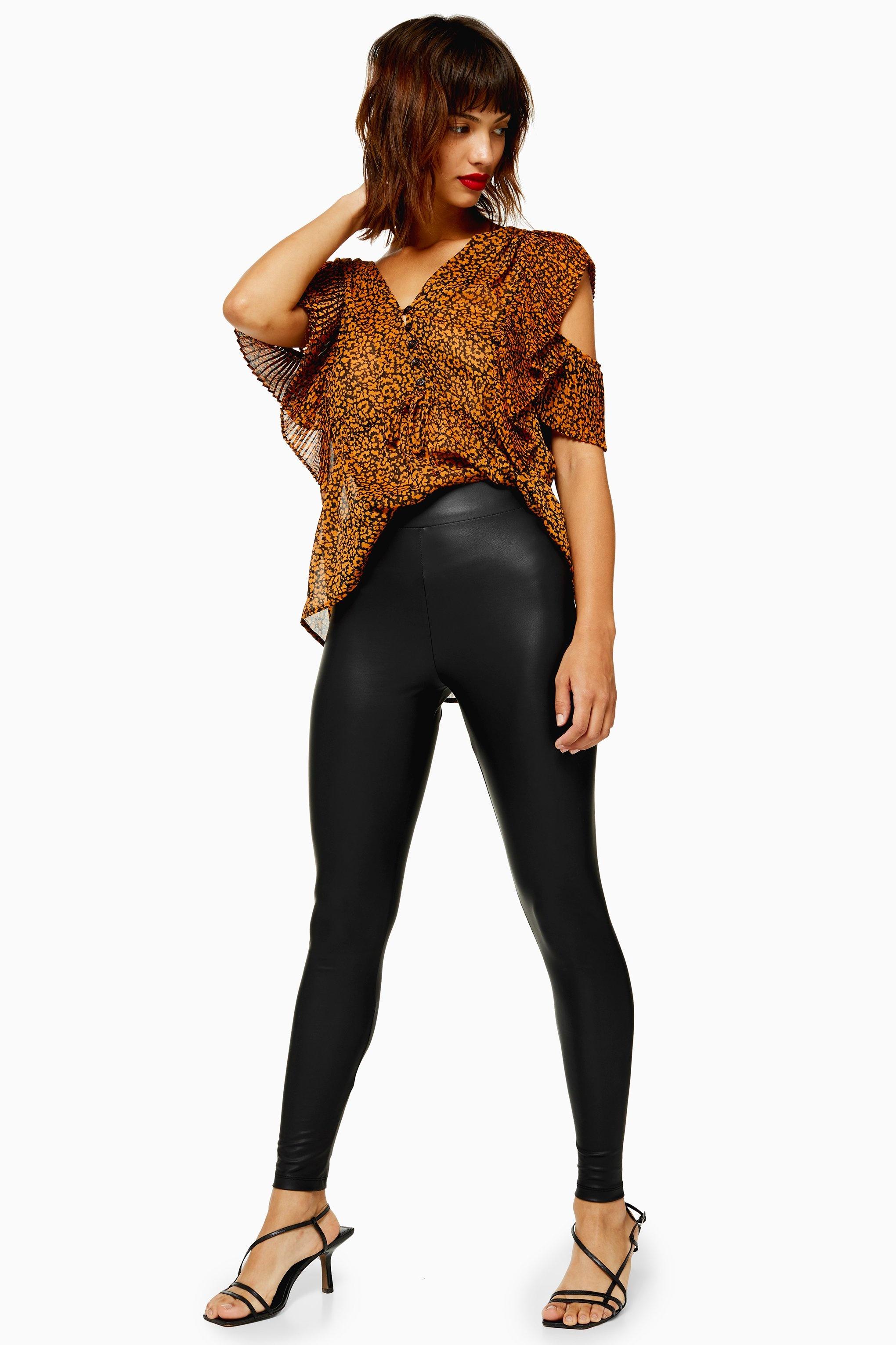 topshop leather leggings
