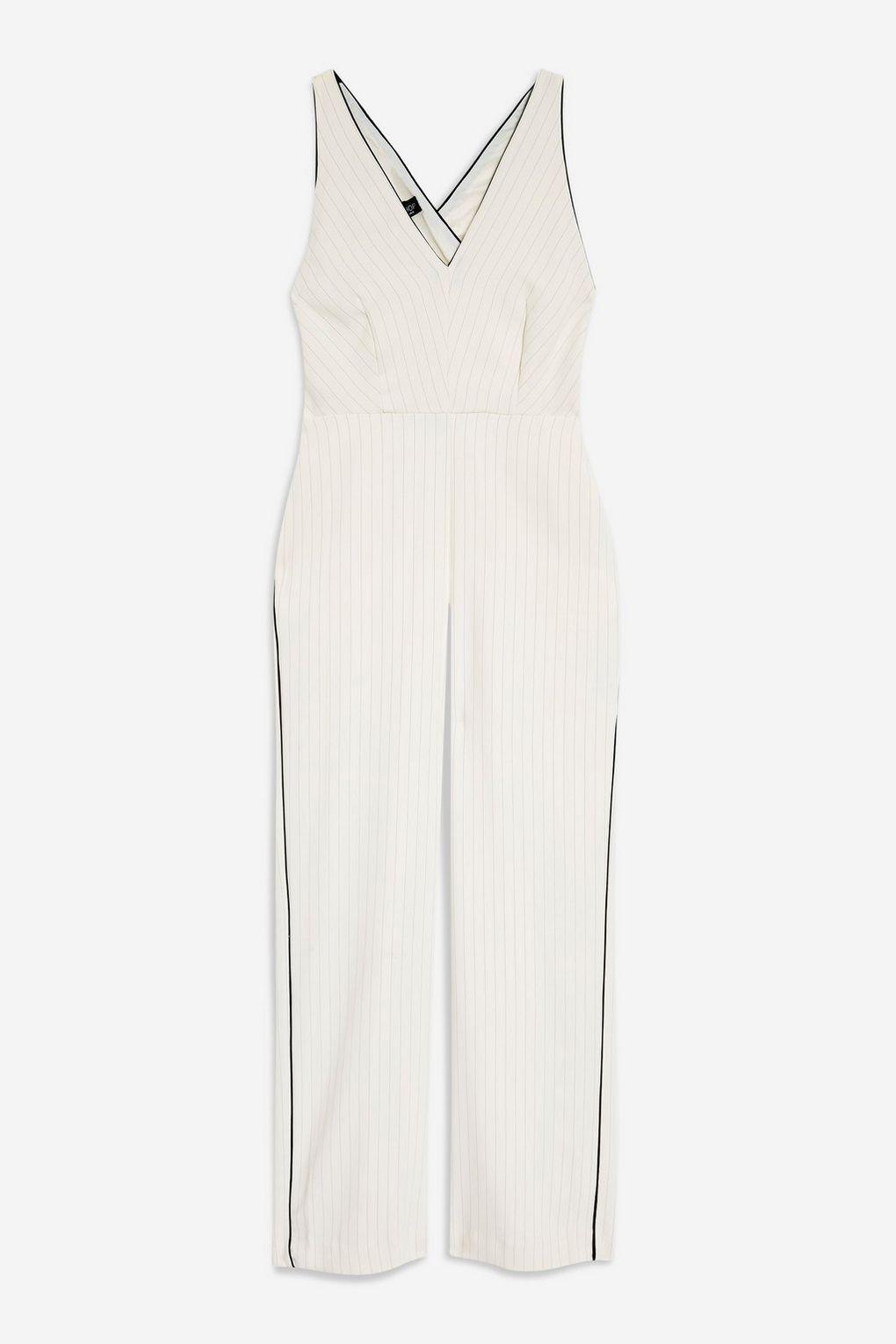 topshop pinstripe jumpsuit
