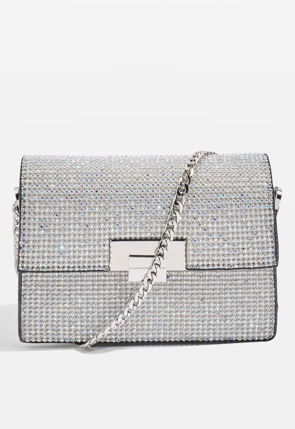 diamante bag topshop