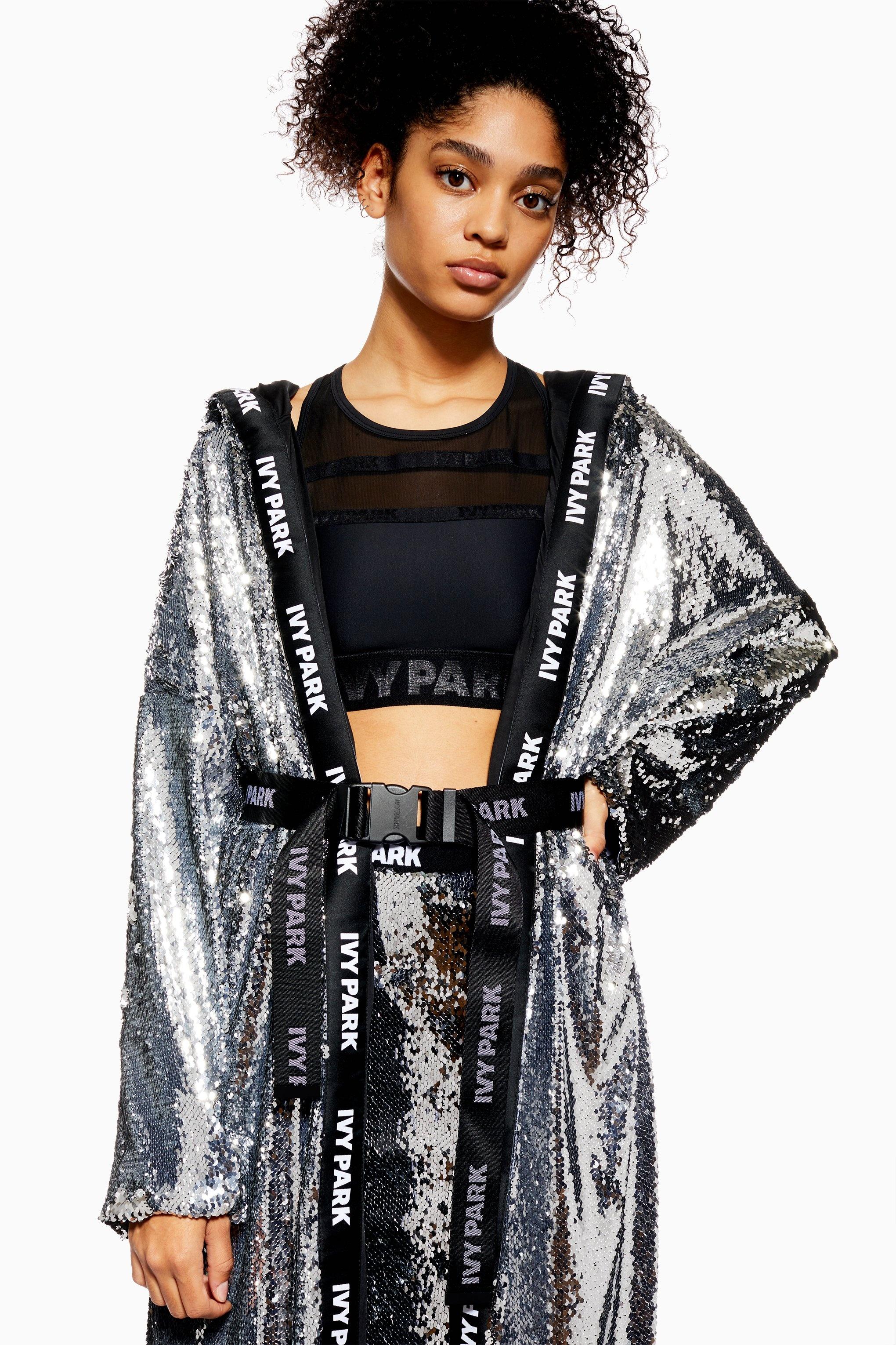 ivy park sequin bra